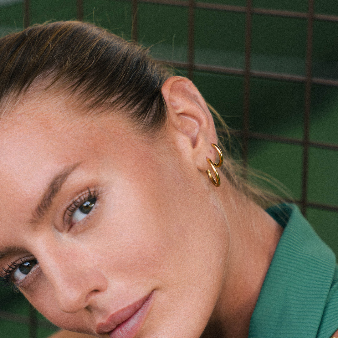 Athena Classic Hoop Earrings