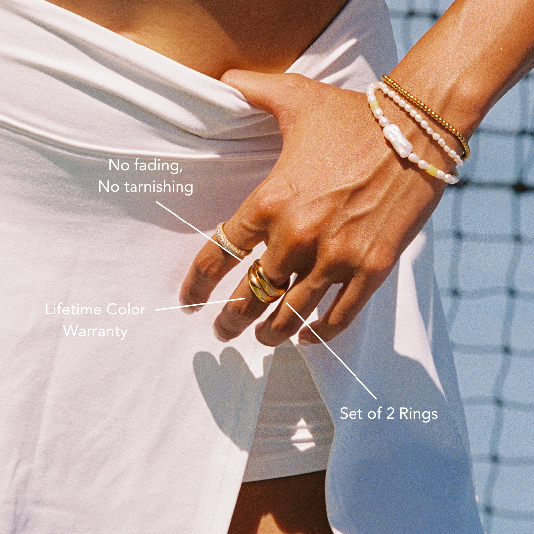 Athena "Double Trouble" Ring Set