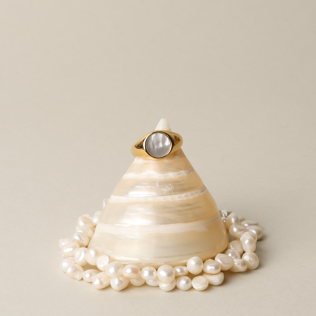 Athena Mother Of Pearl Ring