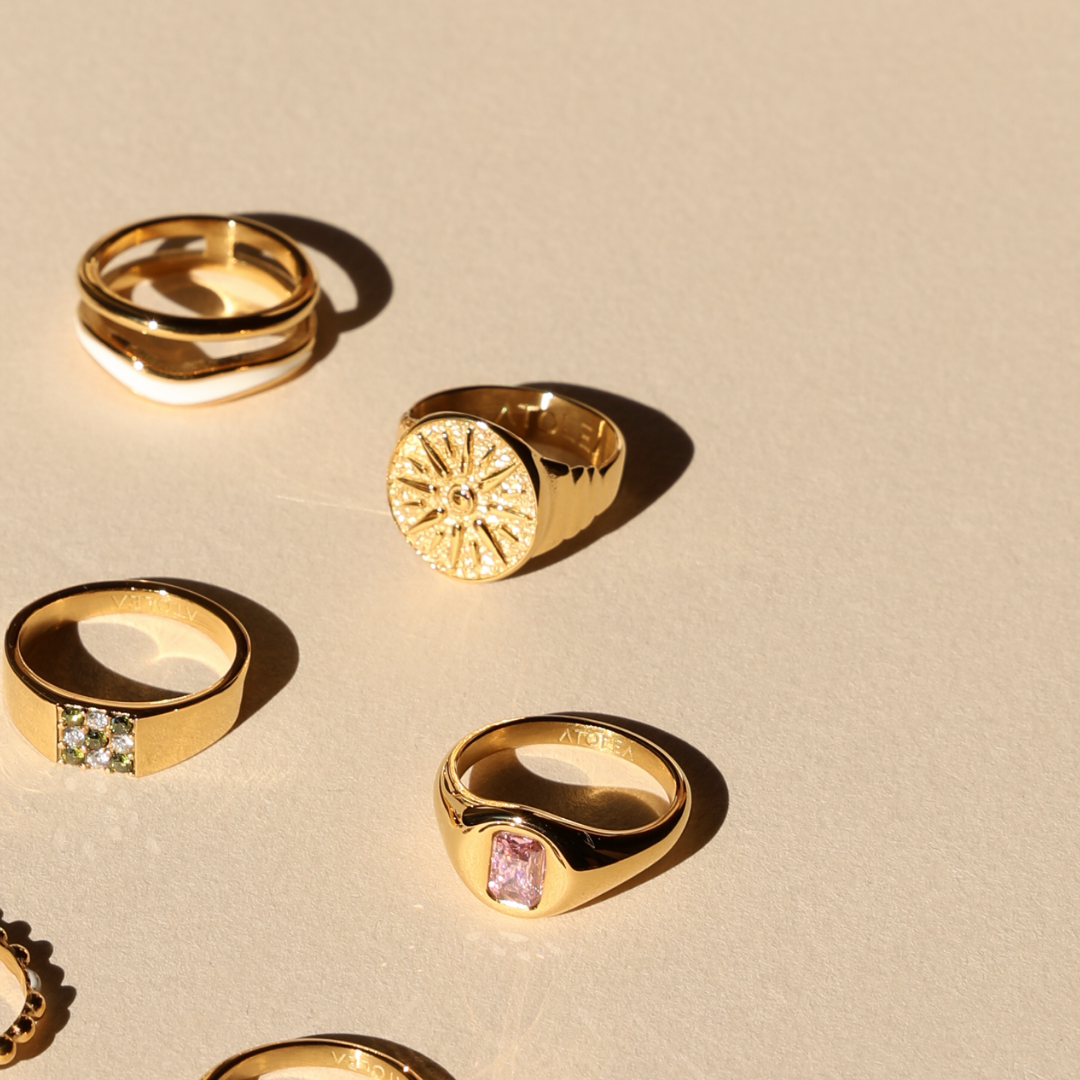 Athena Golden Sun Ring