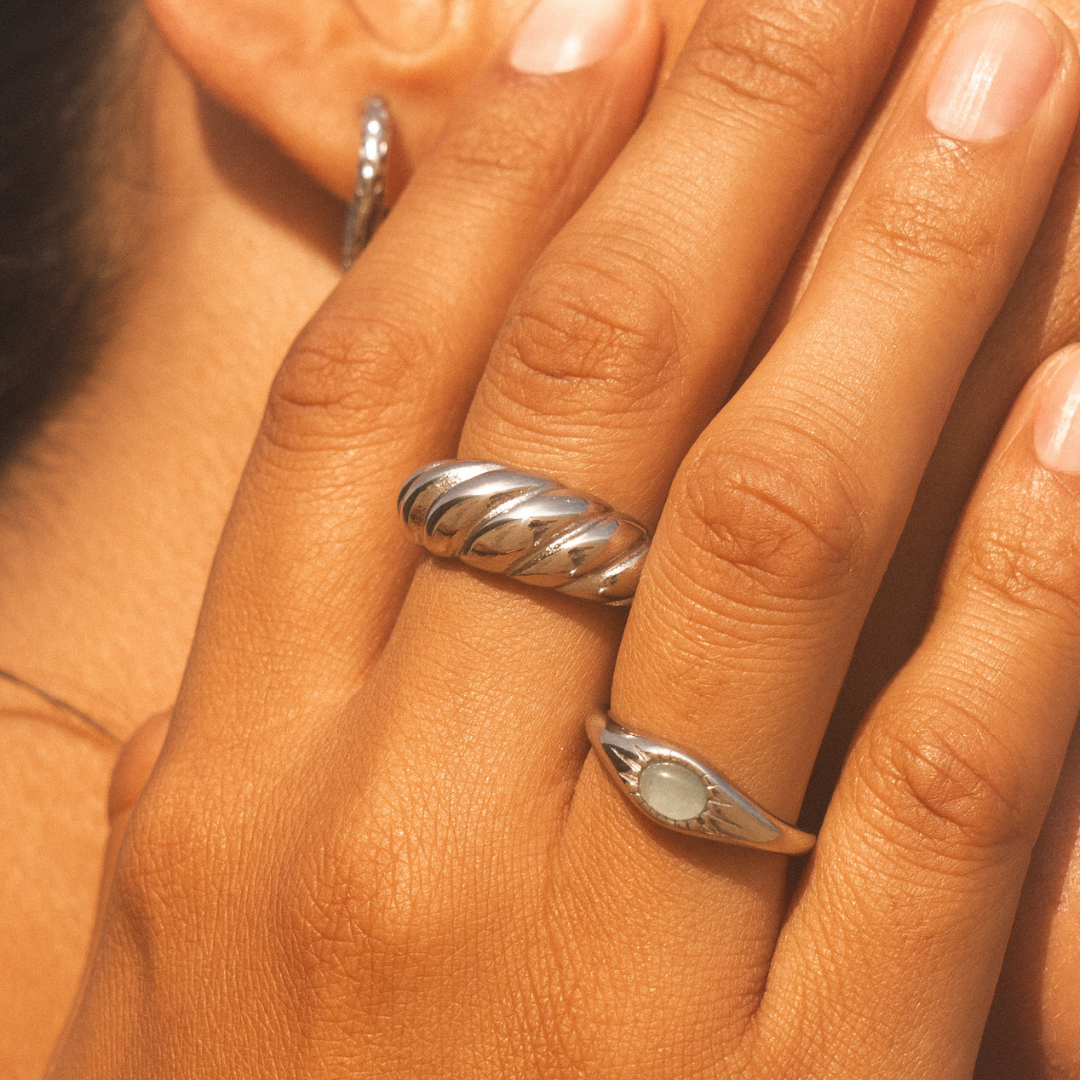Athena Croissant Ring