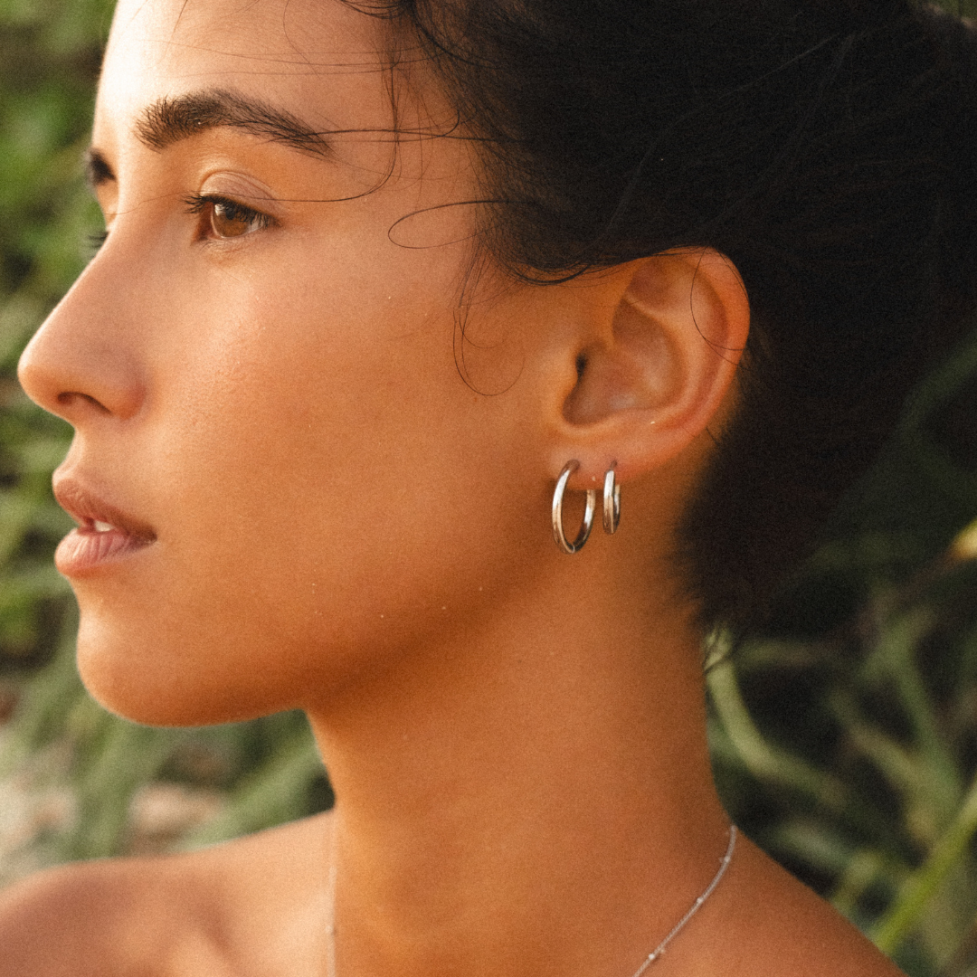 Athena Classic Hoop Earrings