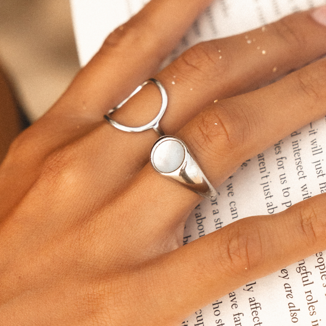 Athena Mother Of Pearl Ring