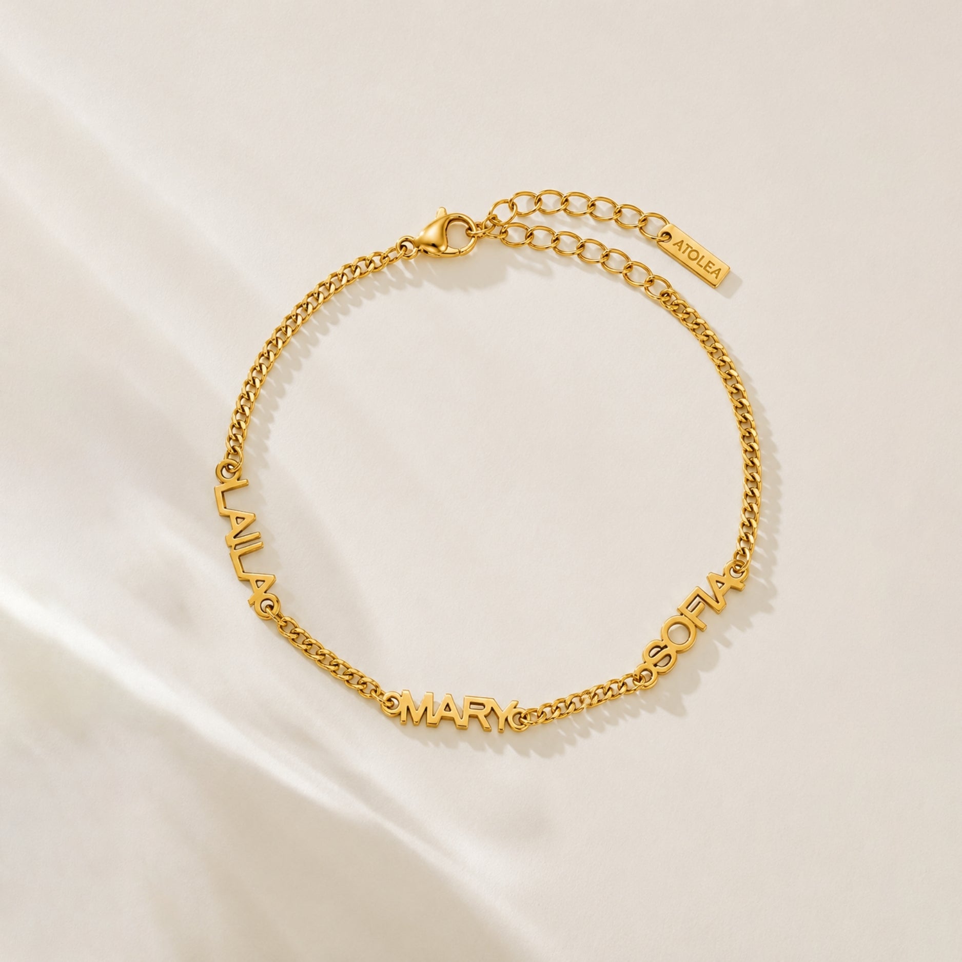 Athena Bold Name Bracelet