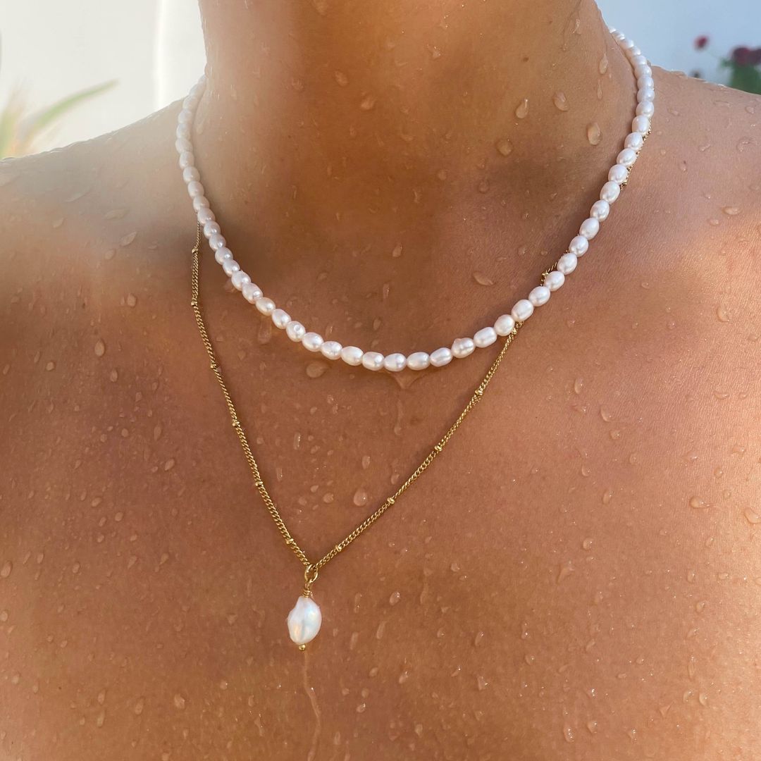 Athena Baroque Pearl Pendant