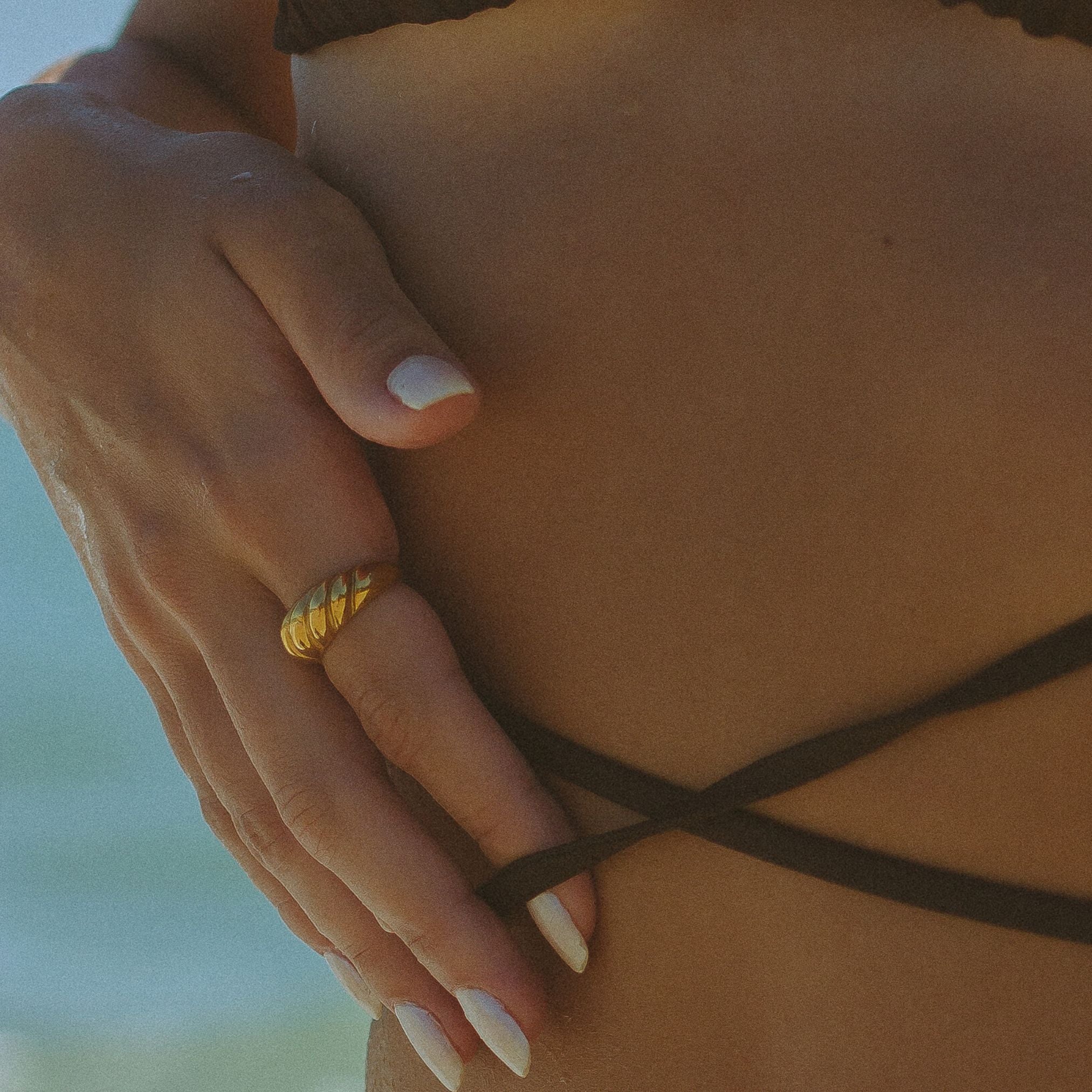 Athena Croissant Ring