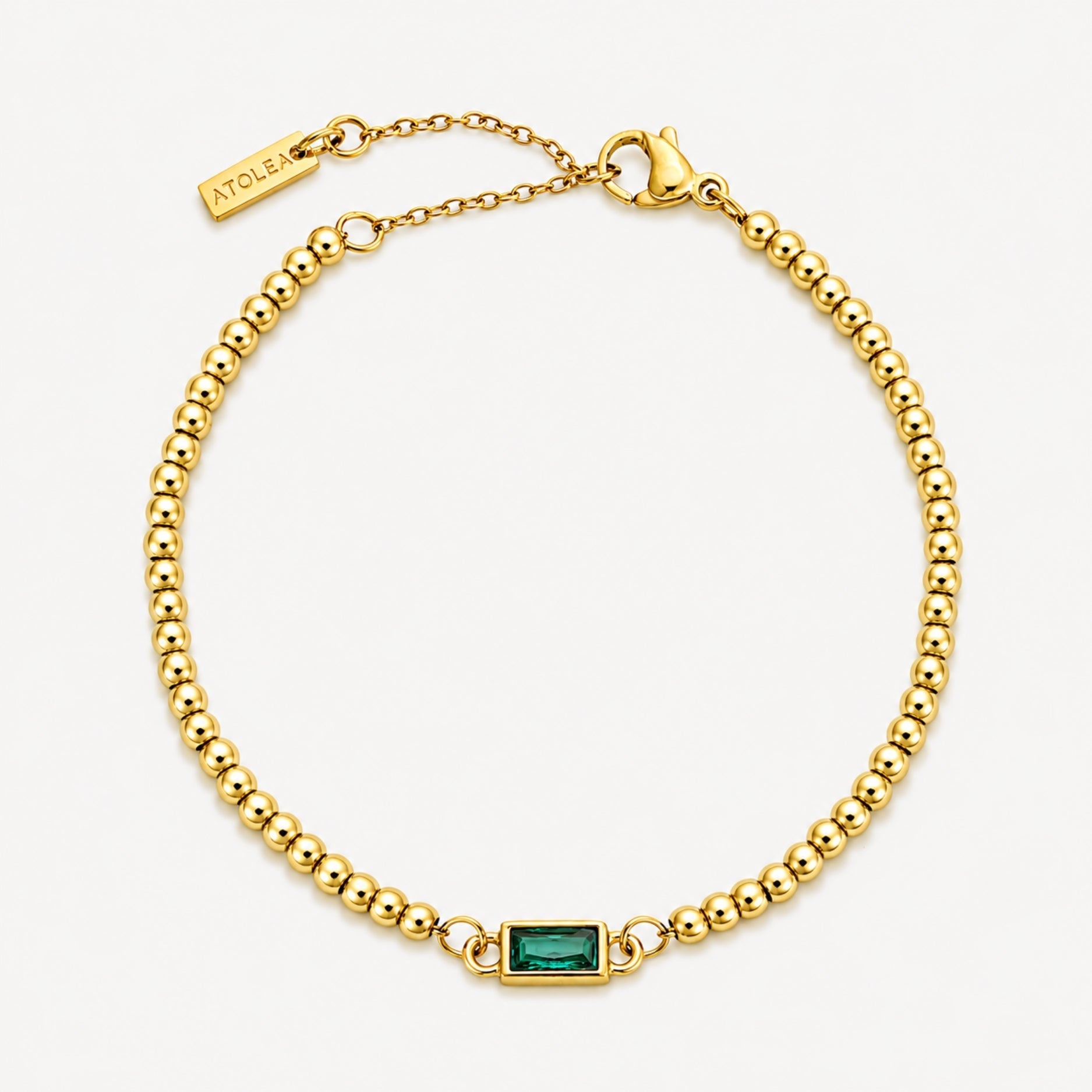 Athena Beaded Birthstone Bracelet