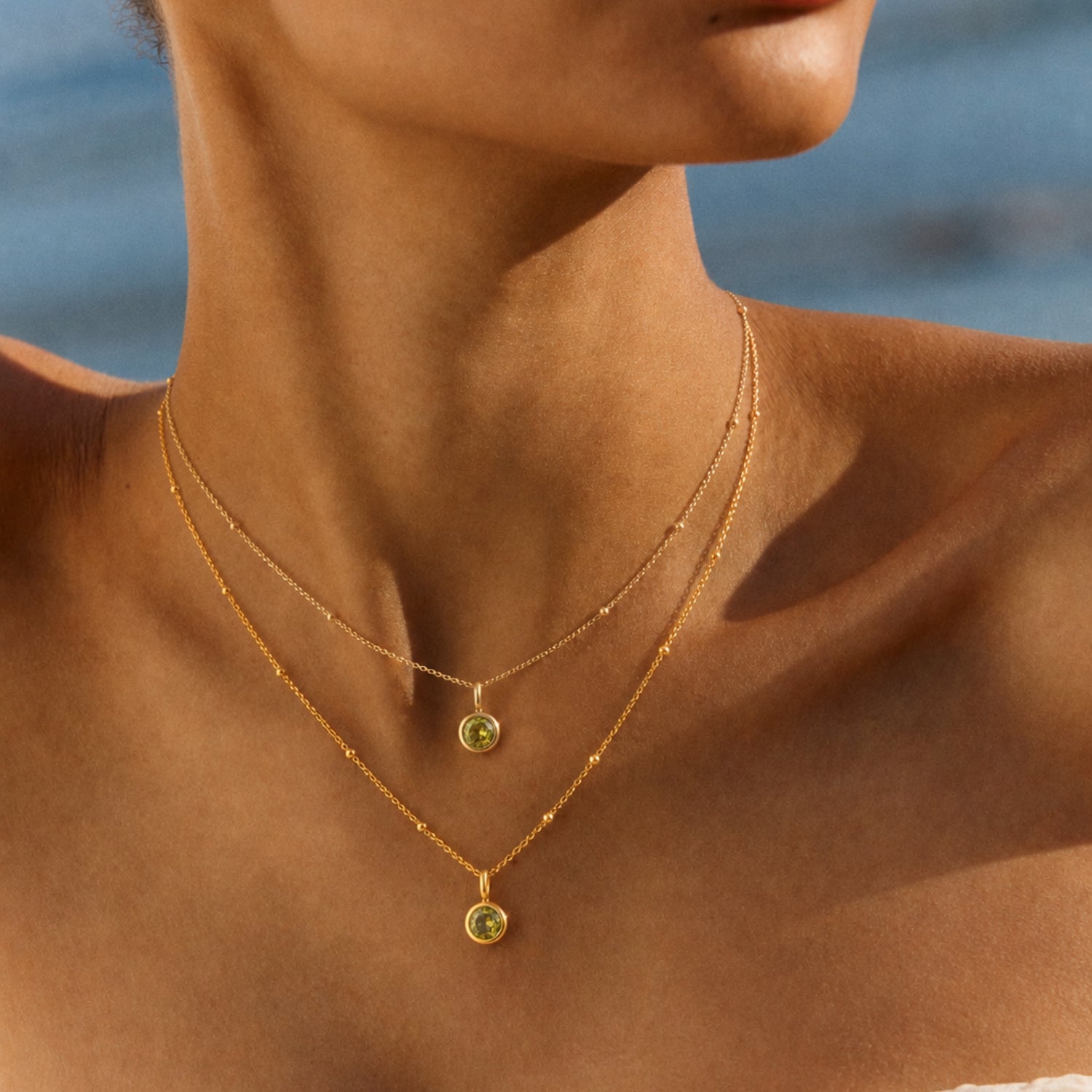 Athena Birthstone Necklace