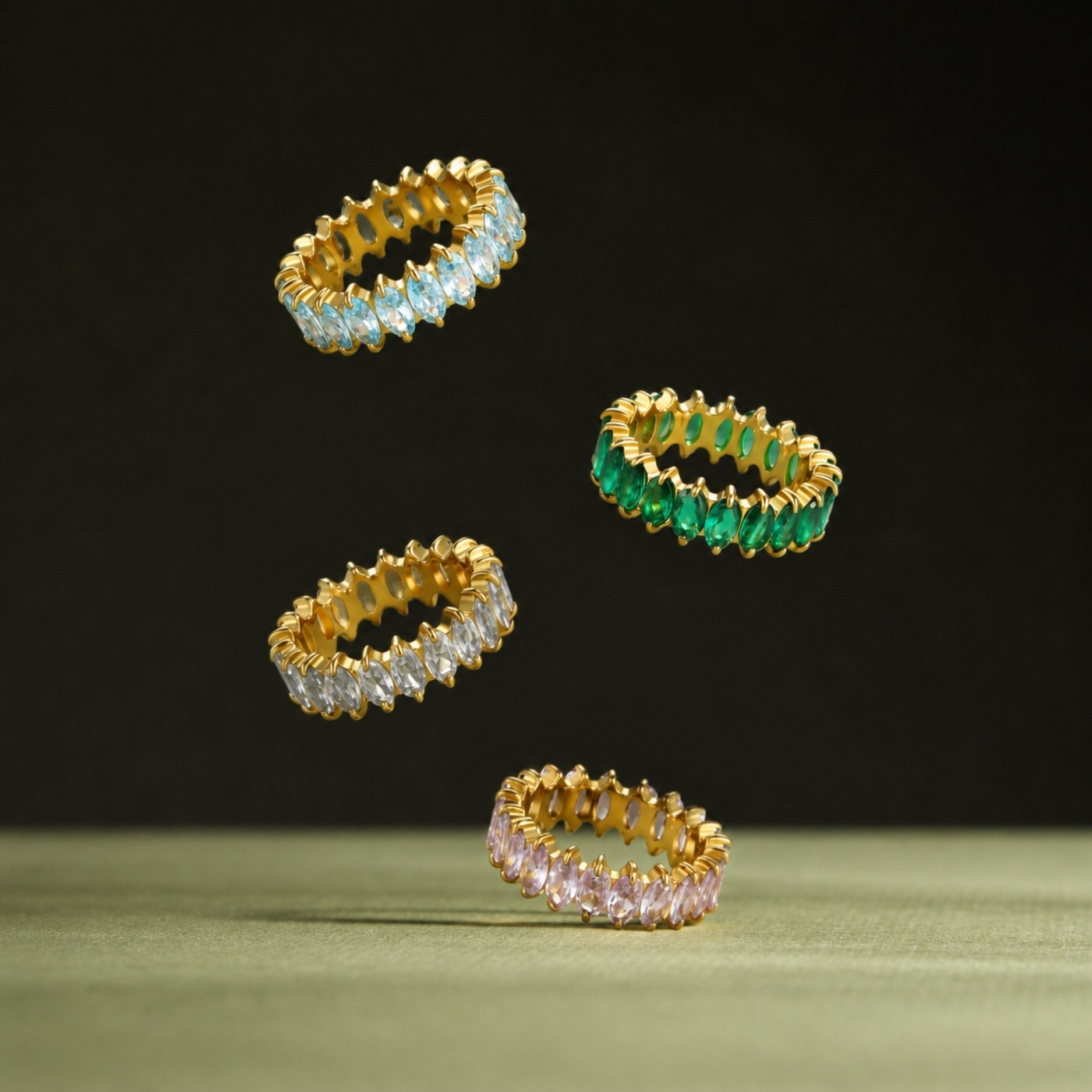 Athena Birthstone Eternity Ring