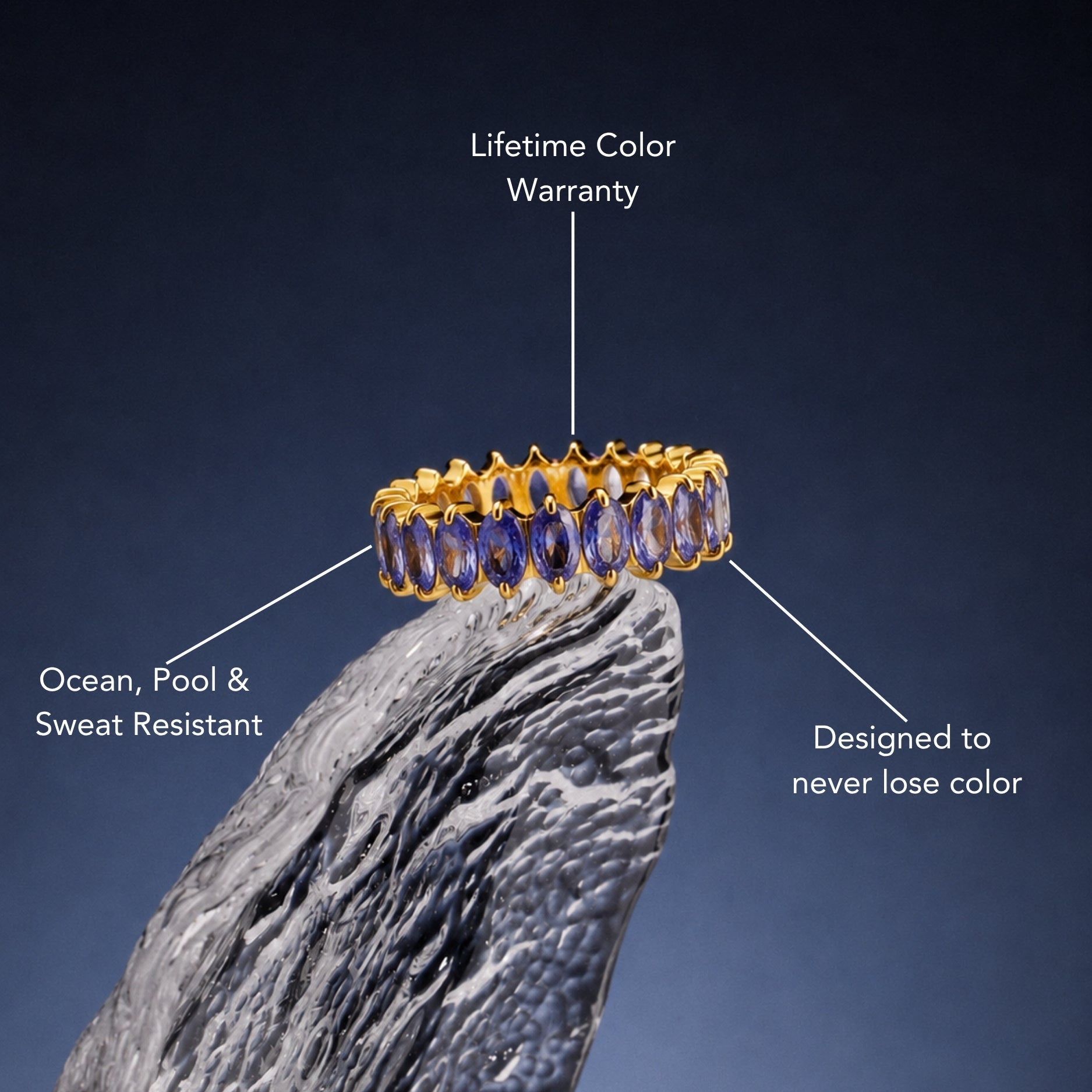 Athena Birthstone Eternity Ring