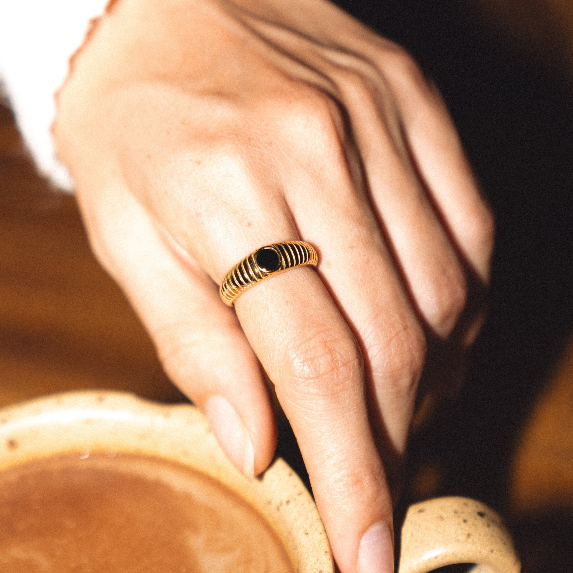 Athena “Seseh” Onyx Ring