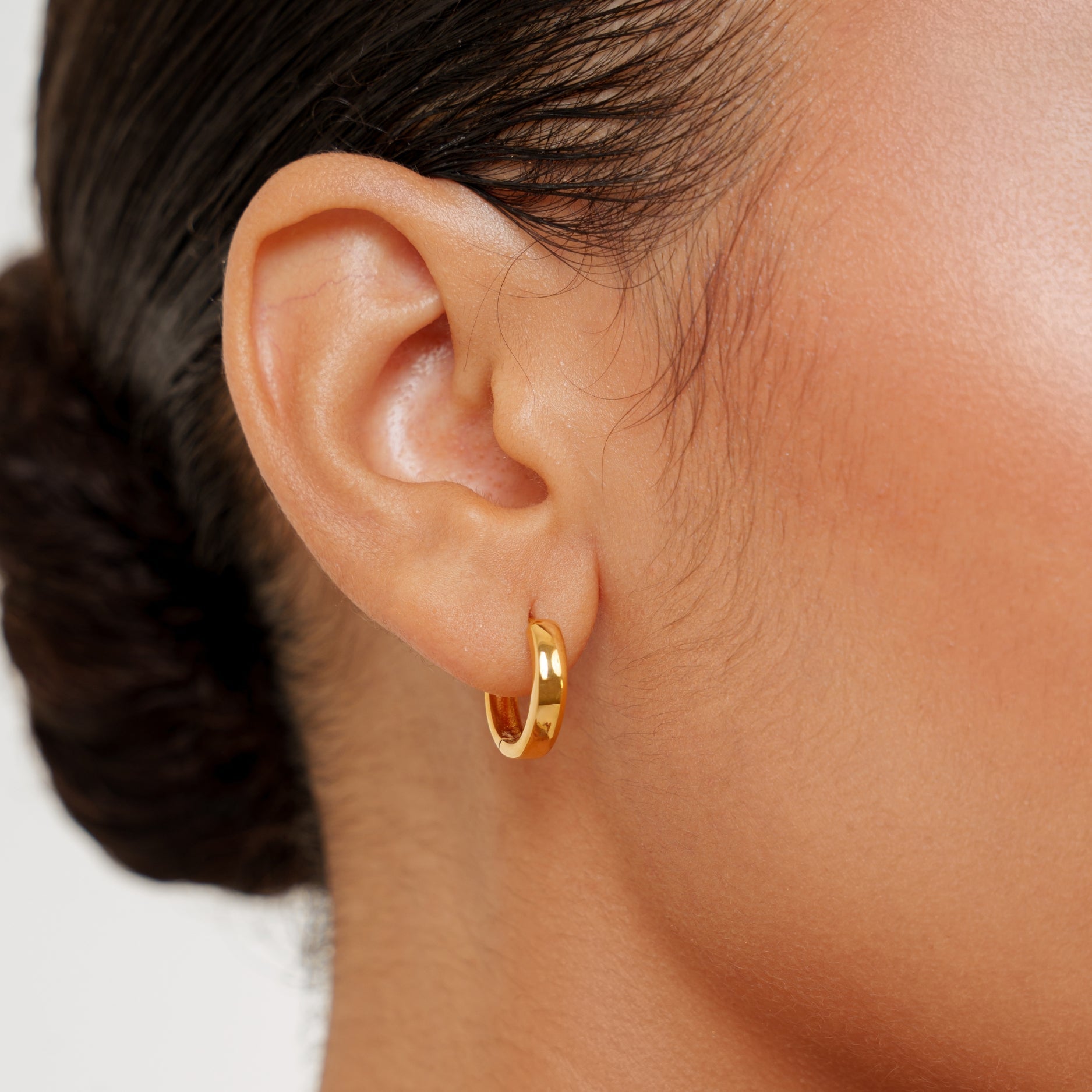 Athena Bold Huggie Hoops