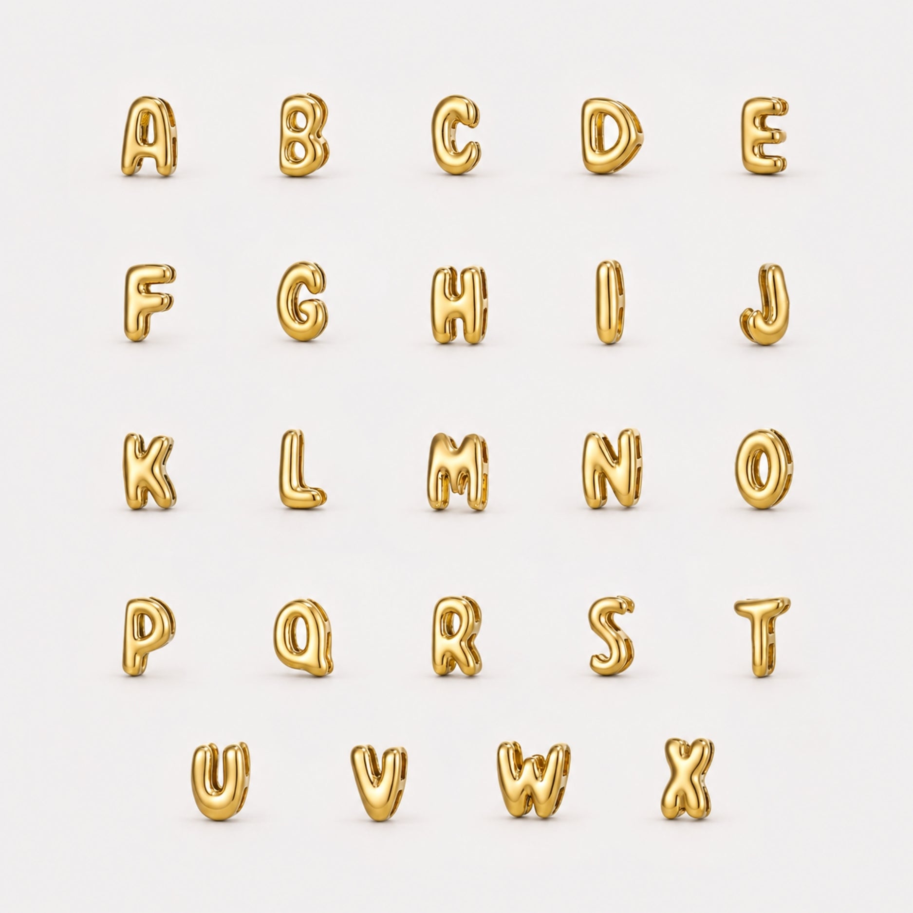 Athena Bubble Name Necklace