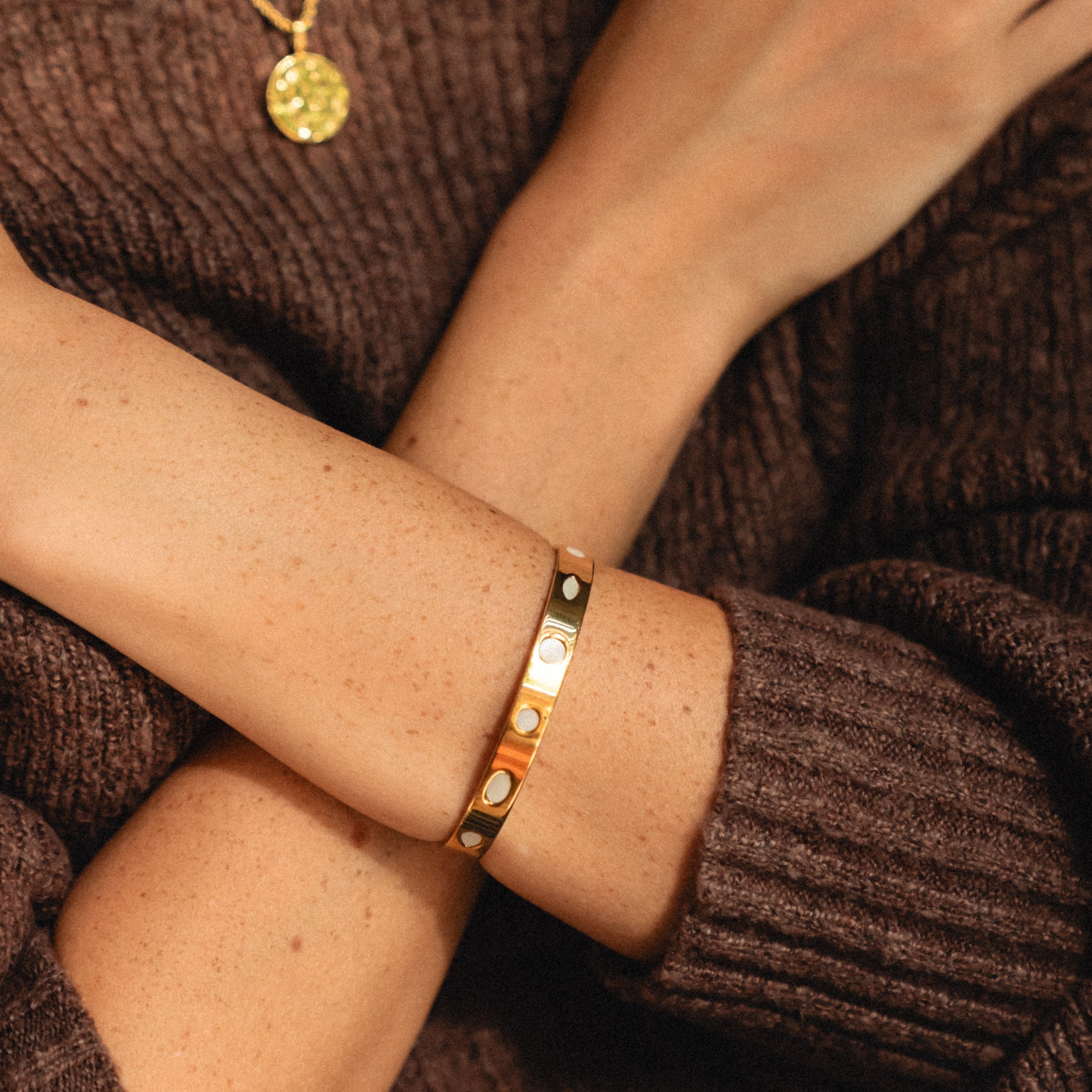 Athena Mother of Pearl Cuff
