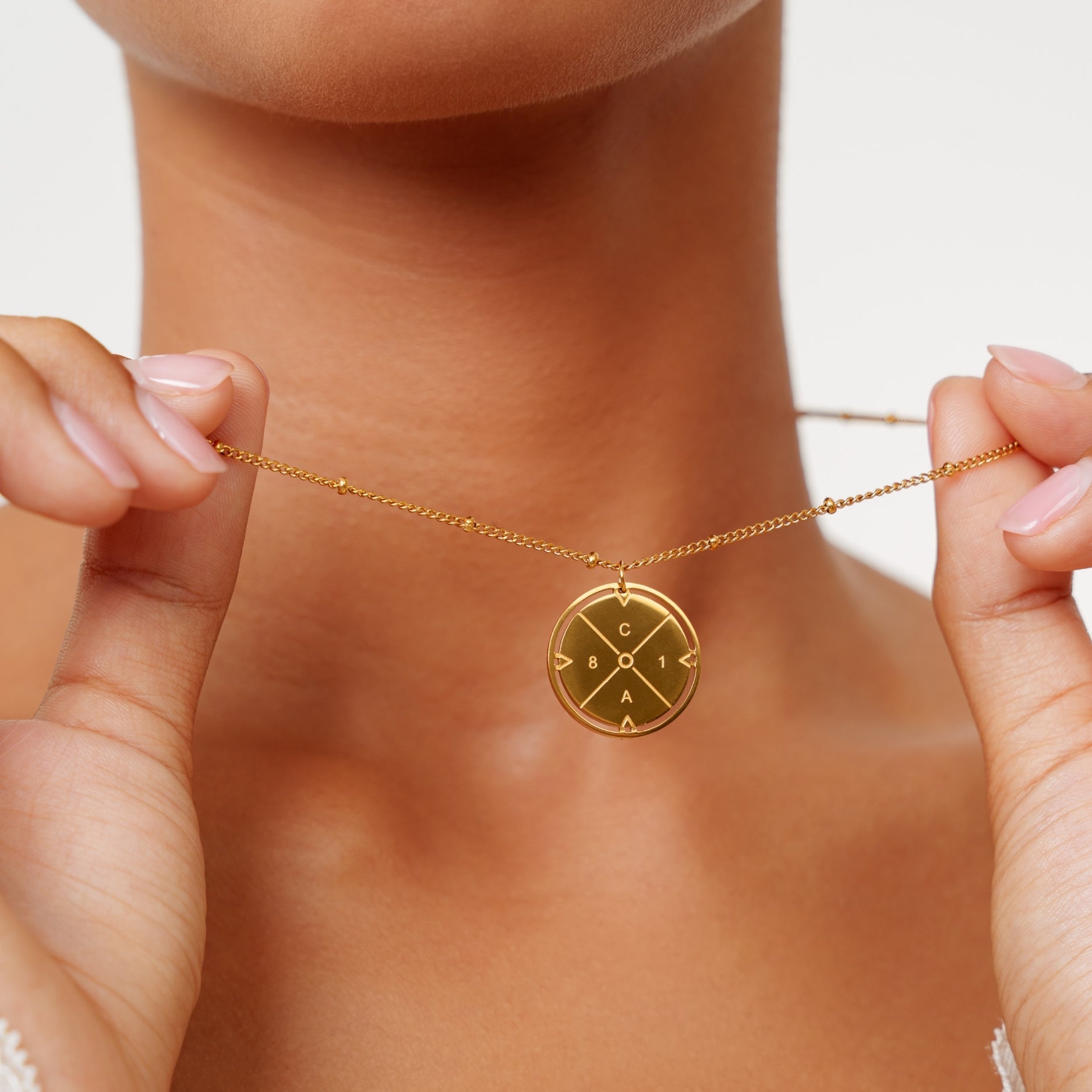 Athena Compass Necklace