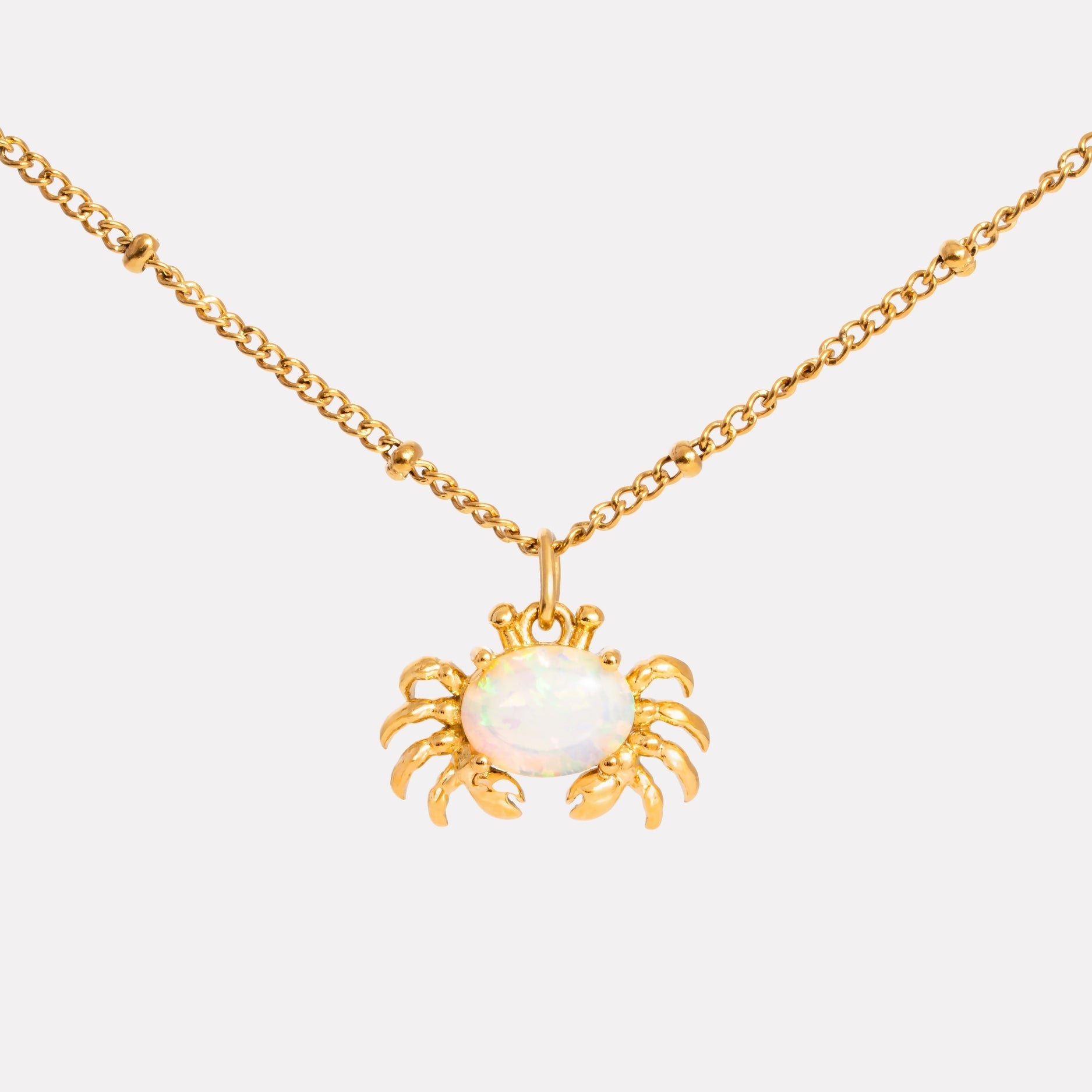 Athena Crab Necklace