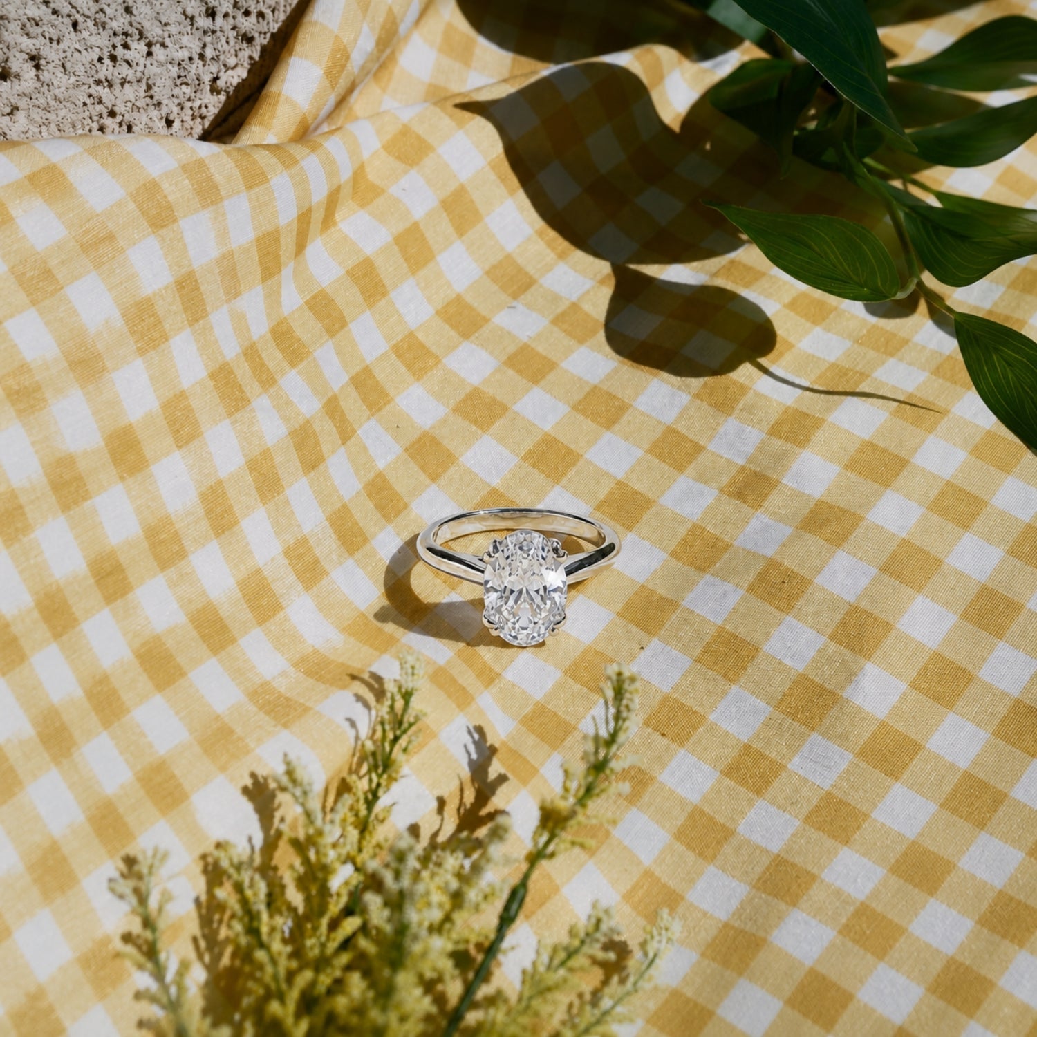Athena Oval Solitaire Ring