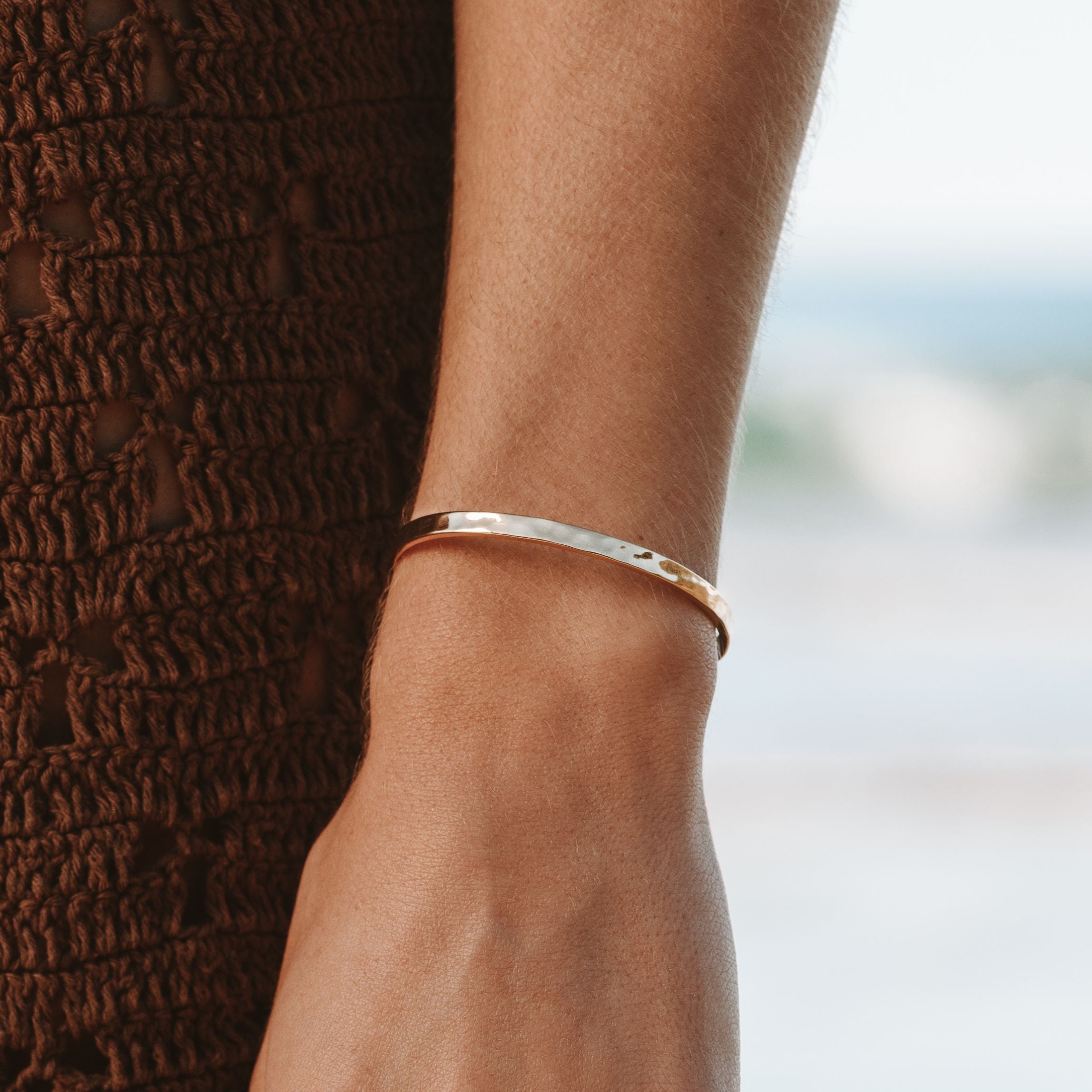 Athena Hammered Cuff