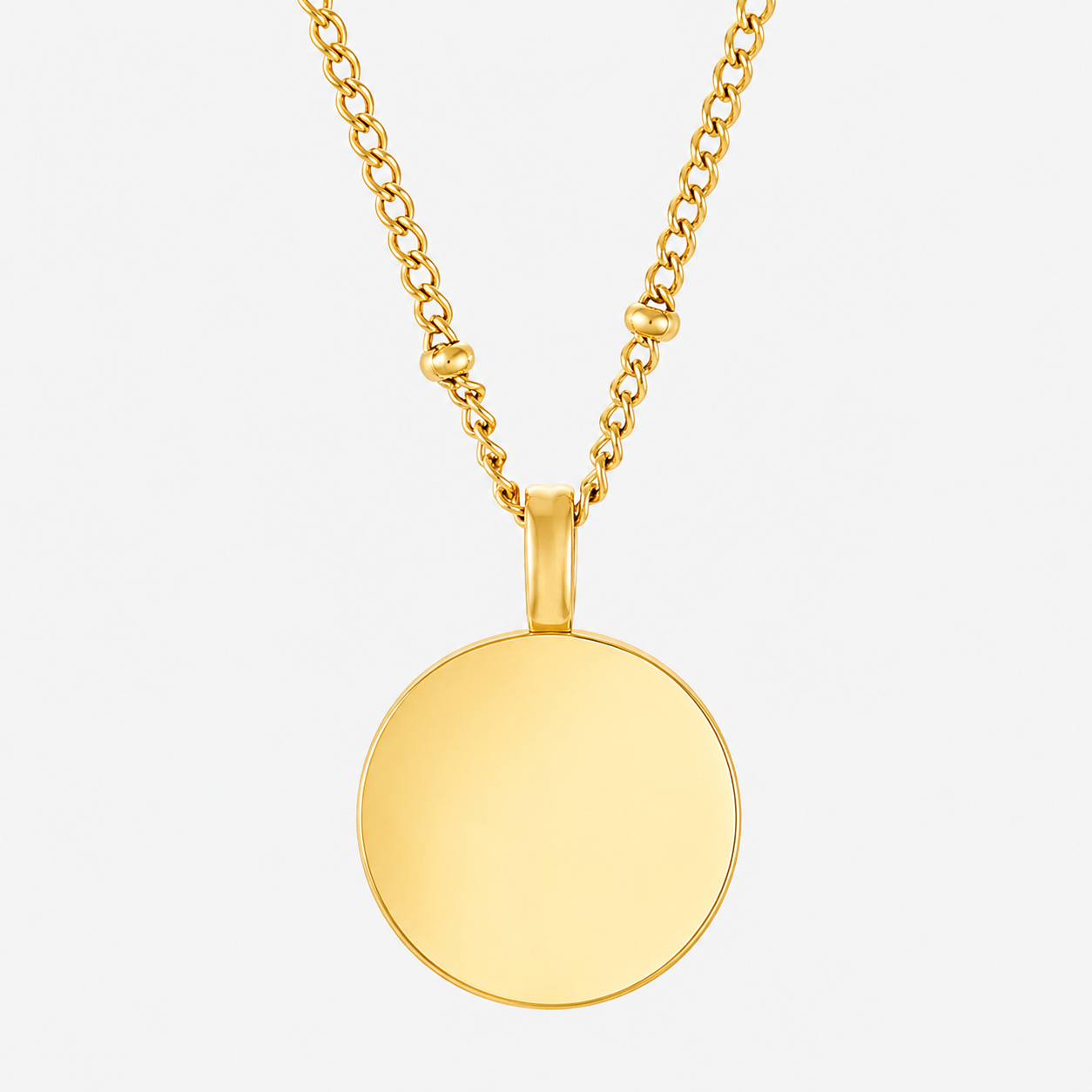 Athena Dainty Medallion Necklace