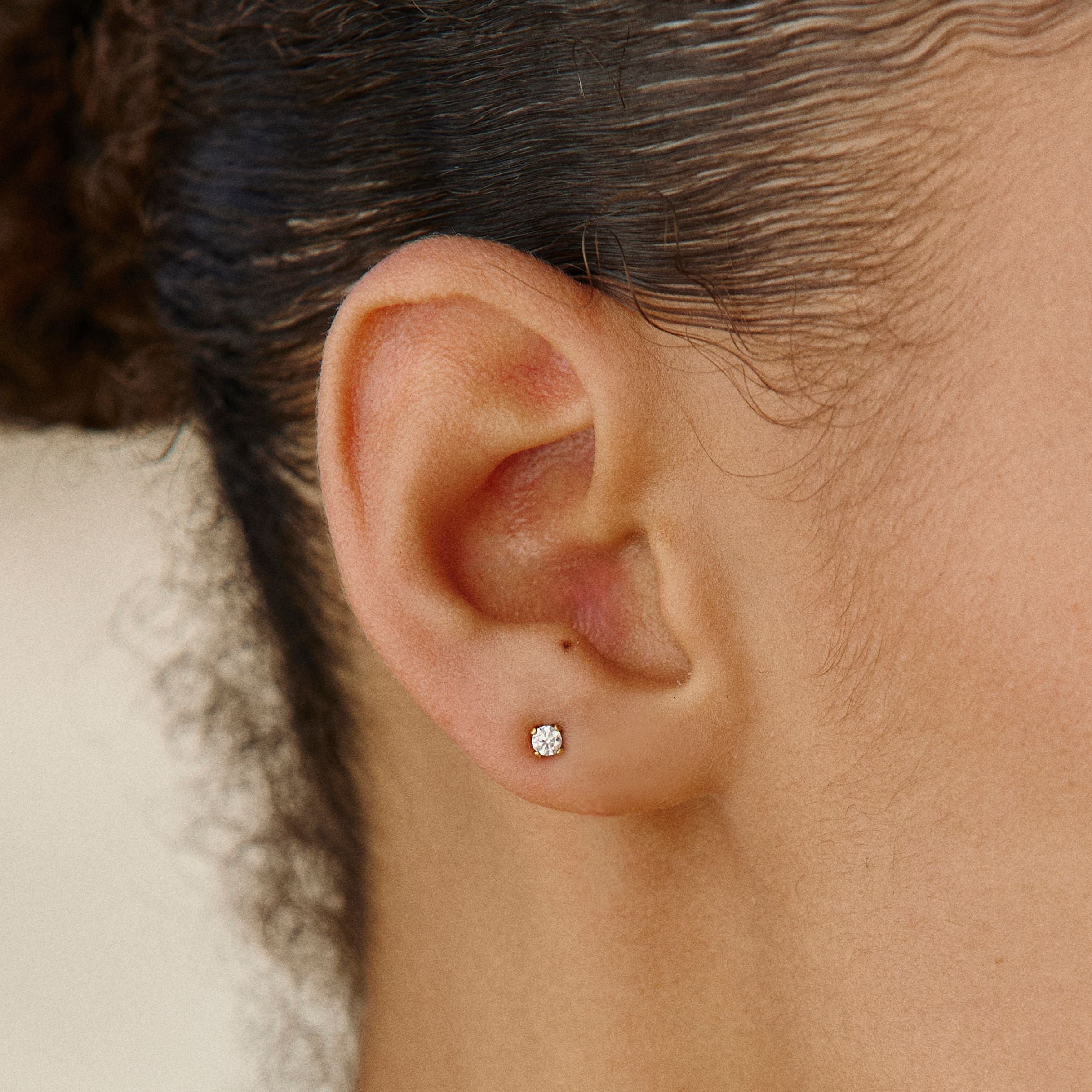Athena Zircon Stud Earrings
