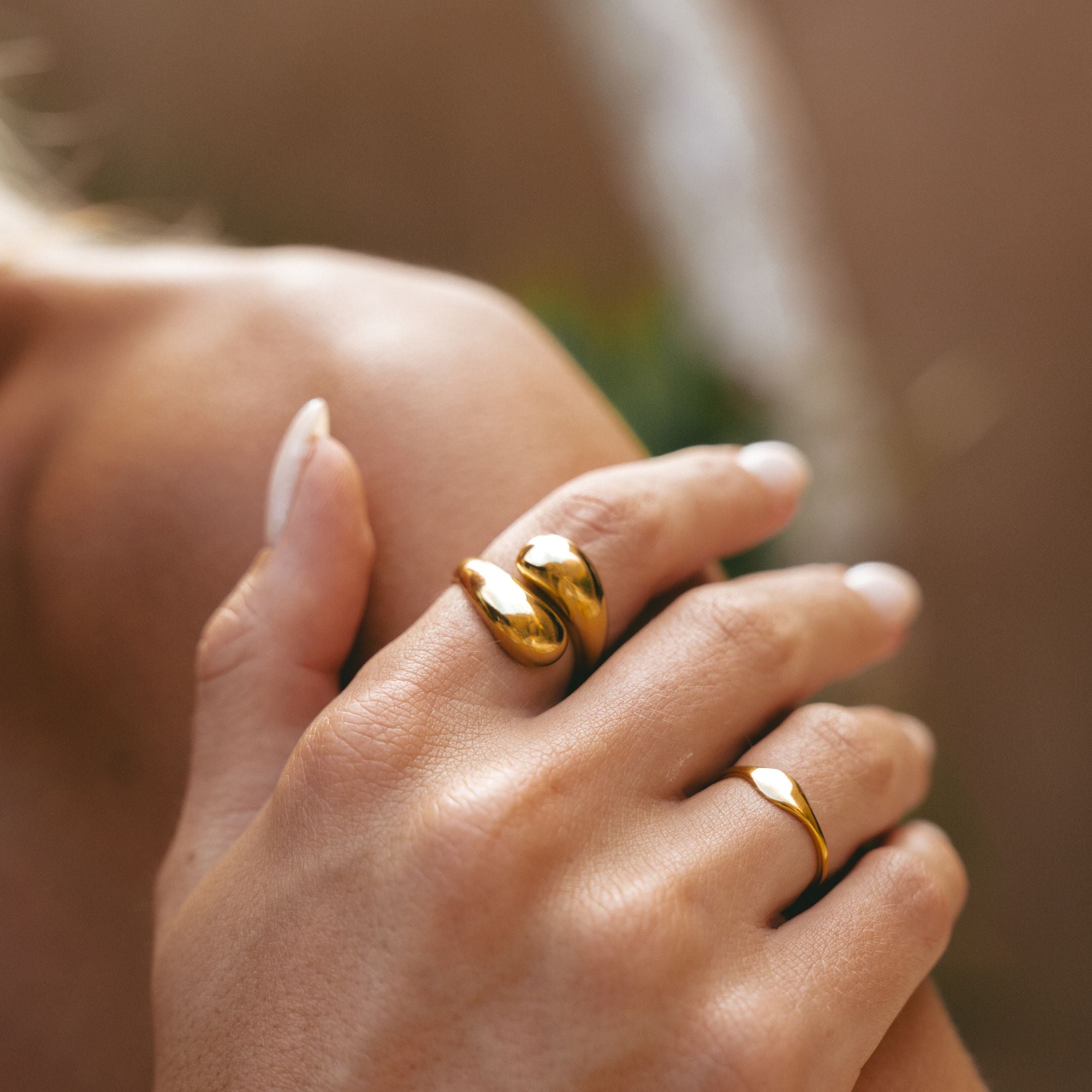Athena Double Twist Ring