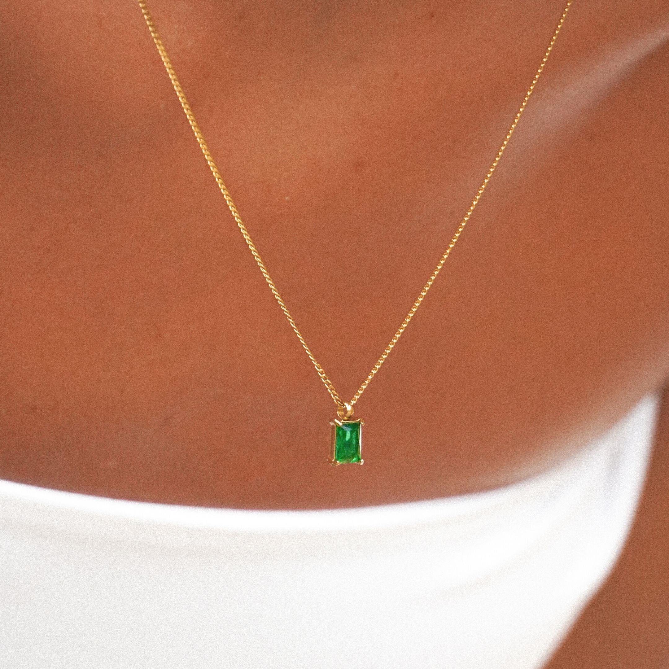 Athena Emerald Necklace