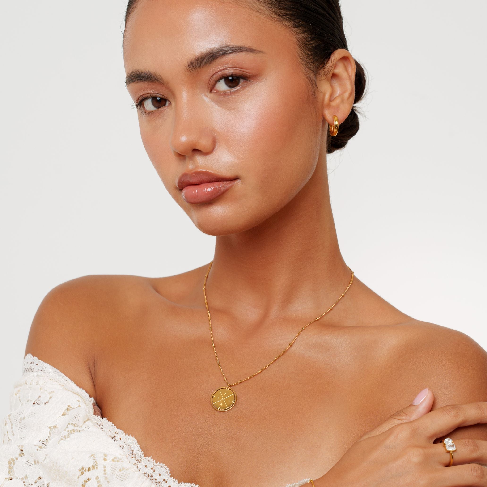 Athena Compass Necklace