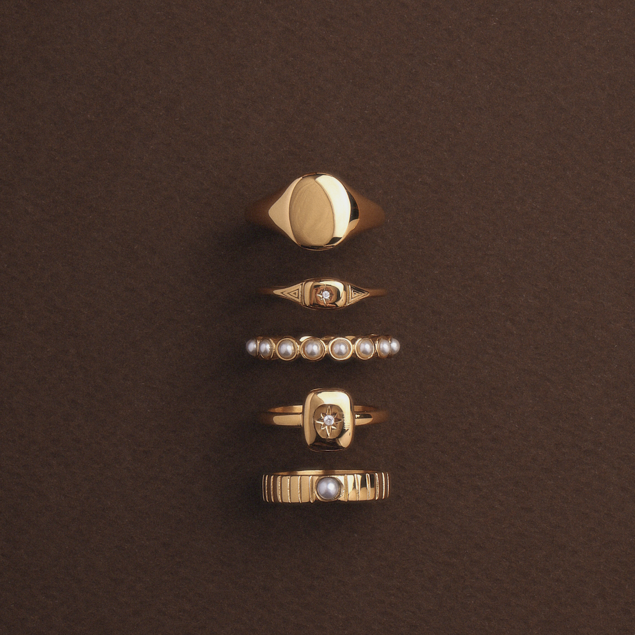 Athena Oval Signet Ring