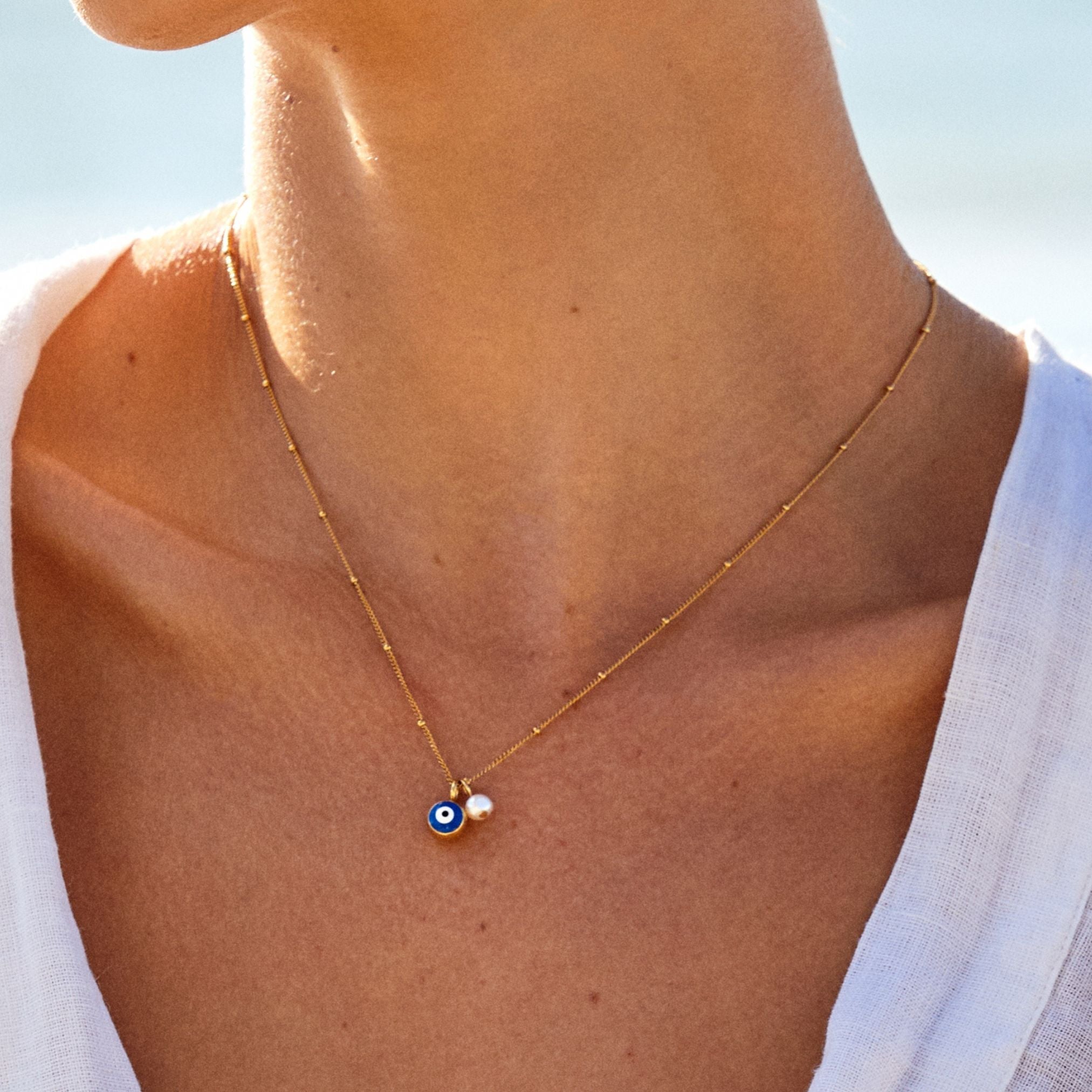 Athena Evil Eye Necklace