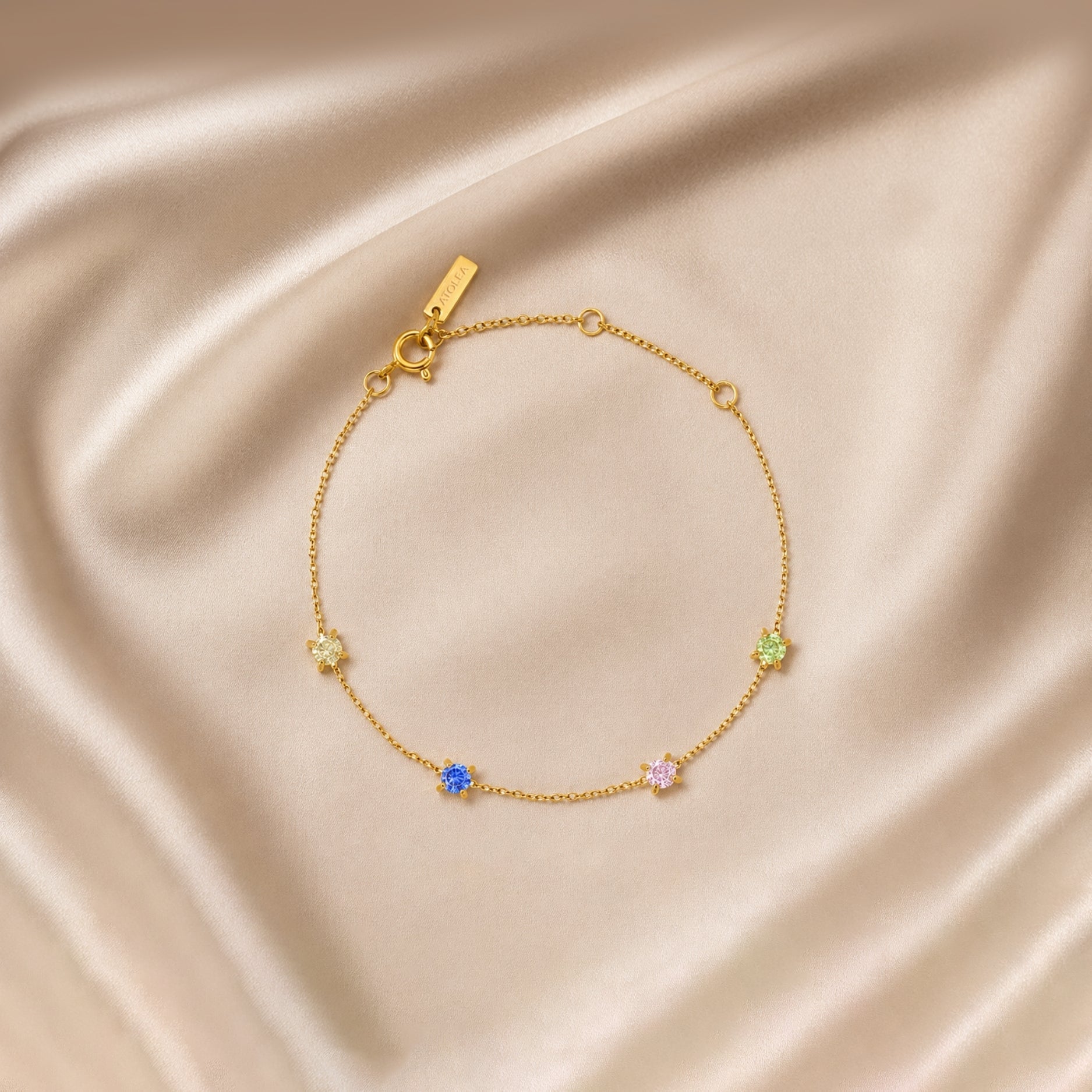 Athena Custom Birthstone Bracelet