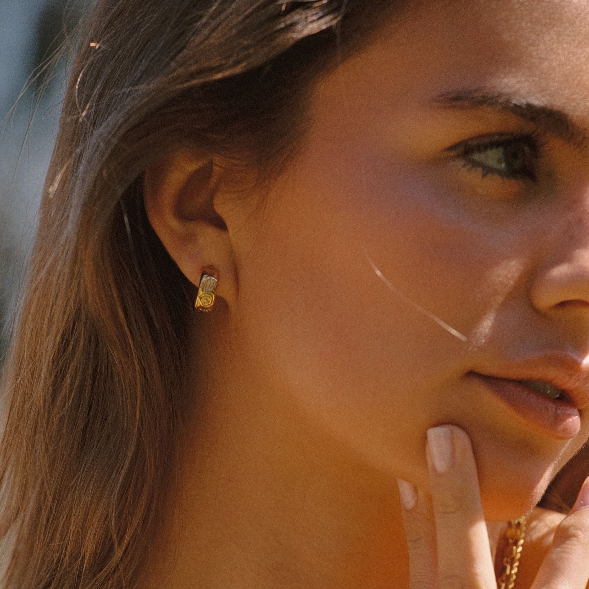 Athena Bloom Hoops