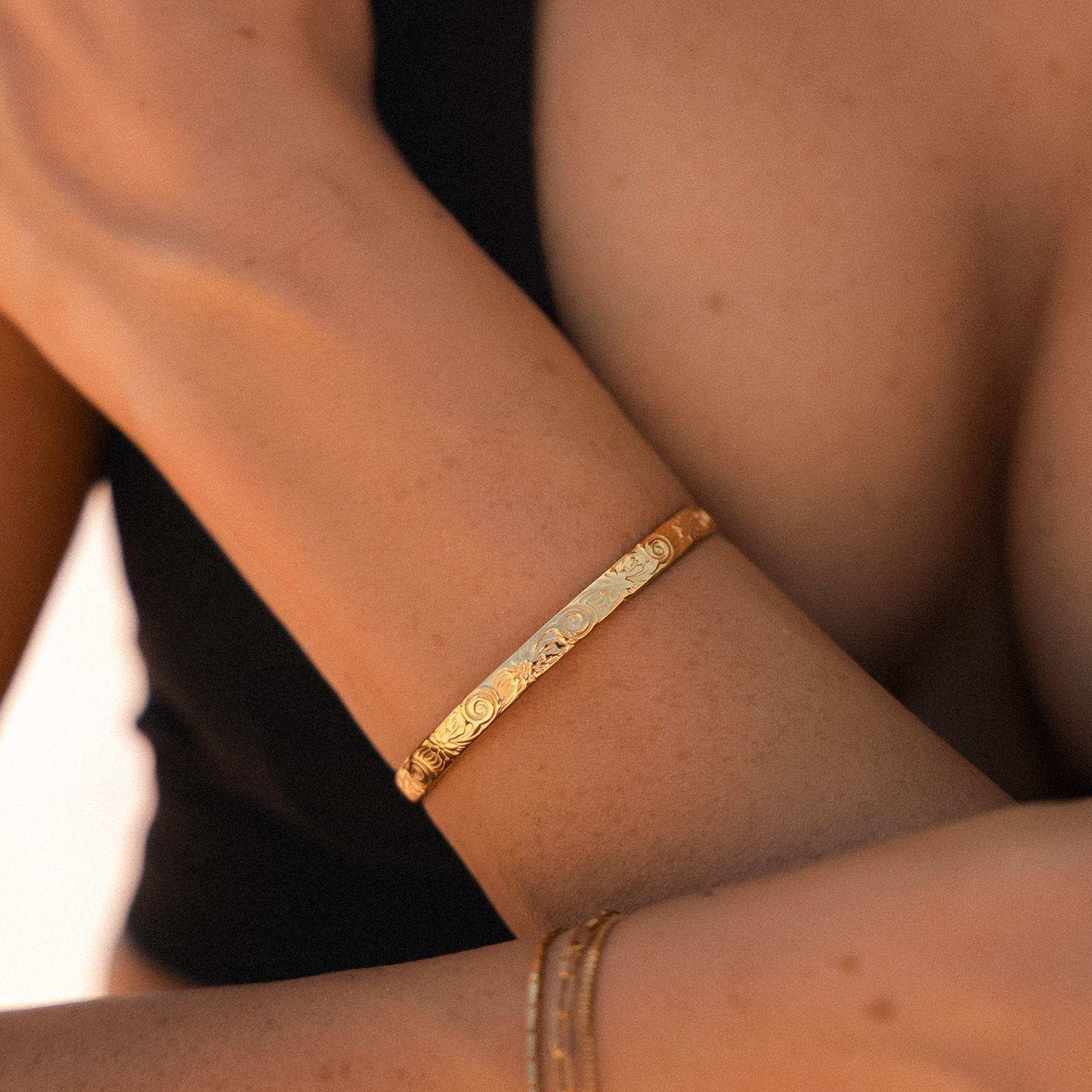 Athena Flora Cuff