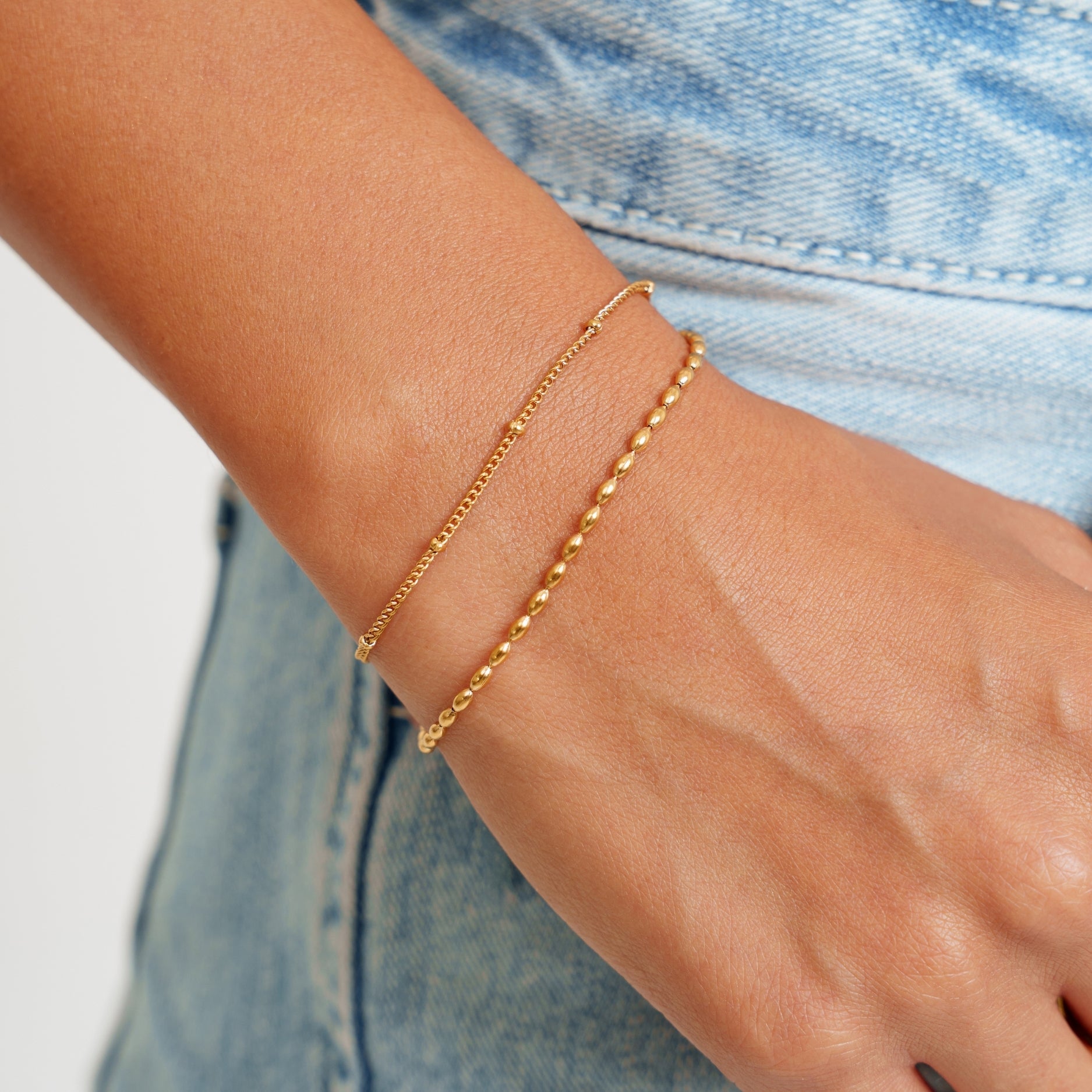 Athena Layered Pebble Bracelet