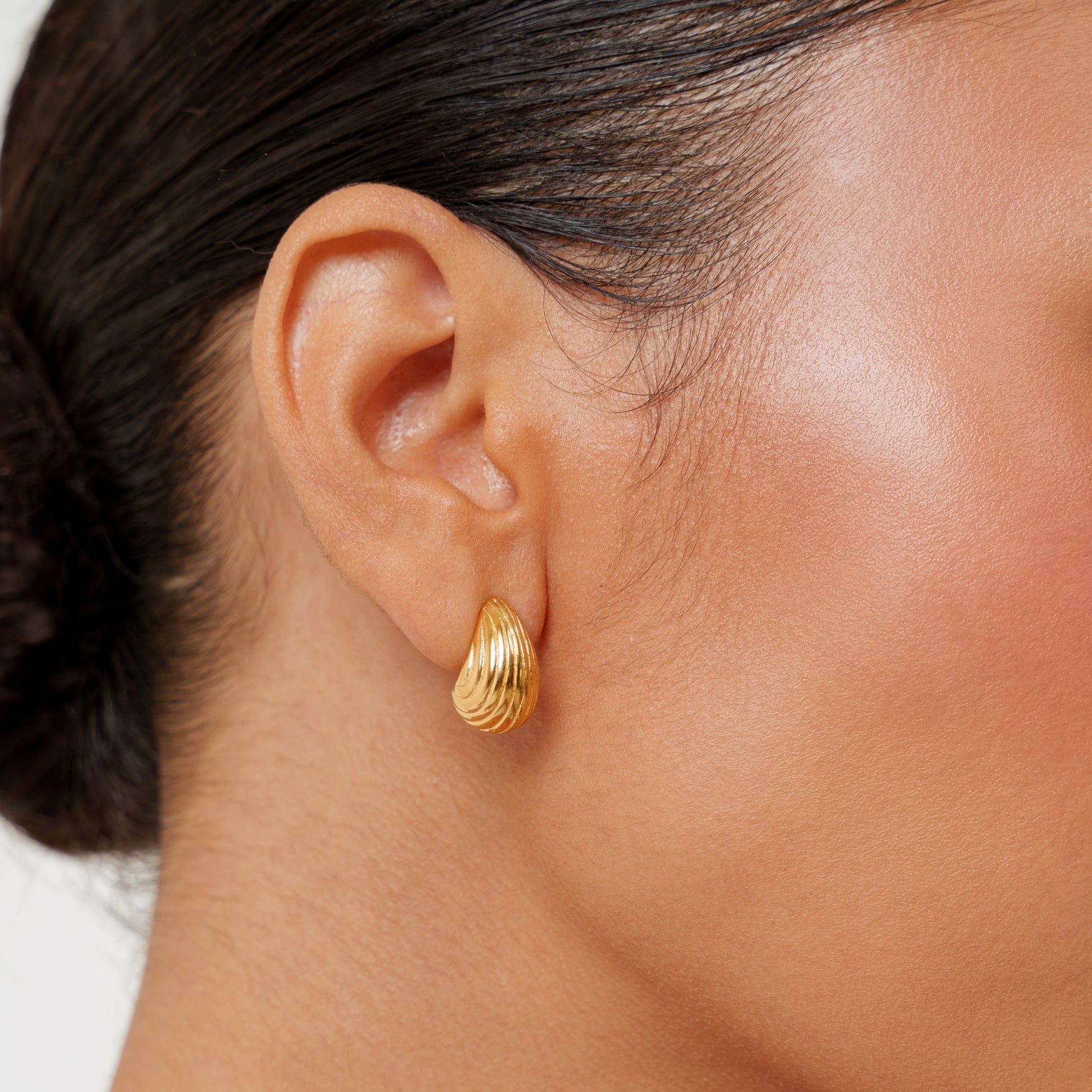 Athena Ridged Earrings