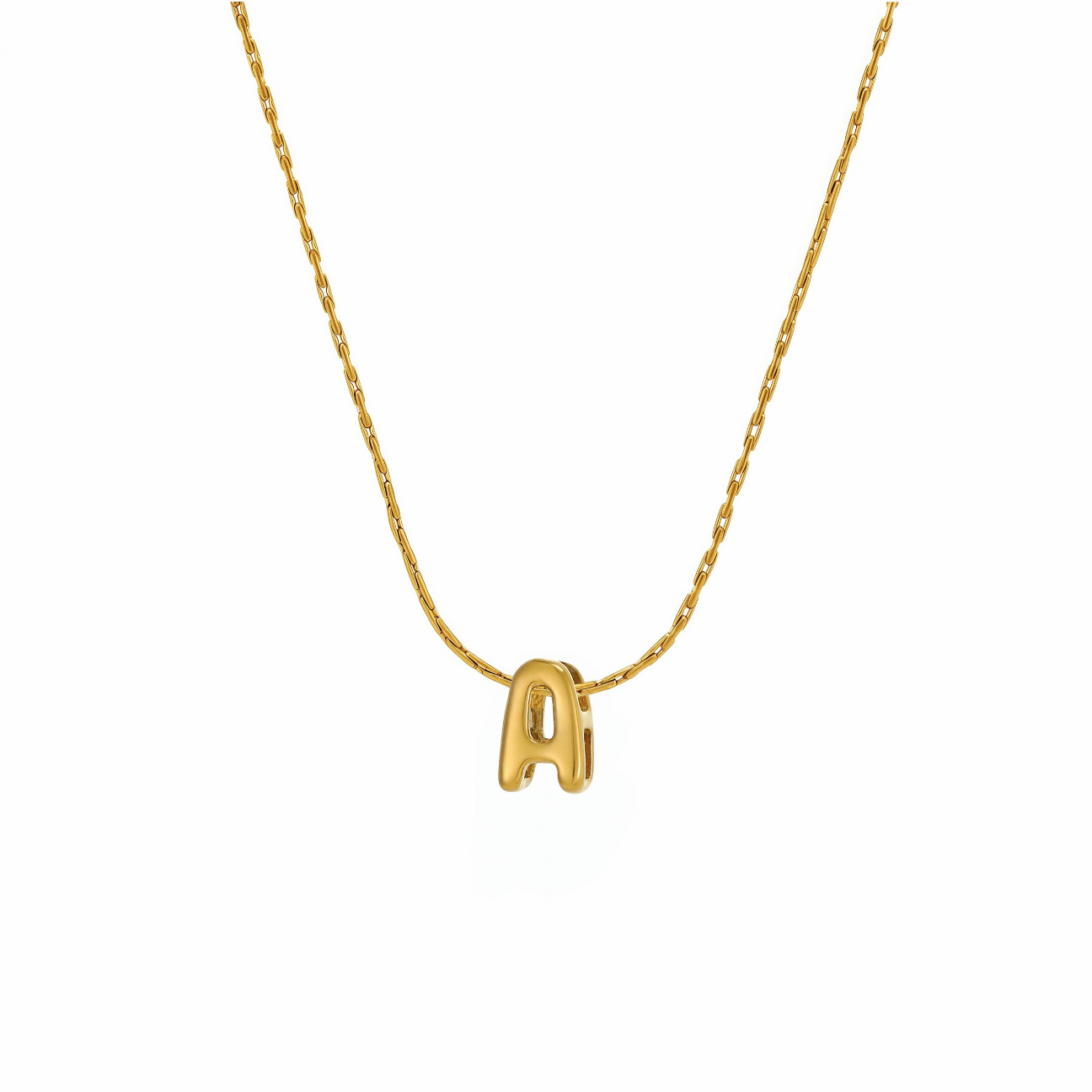 Athena Bubble Name Necklace