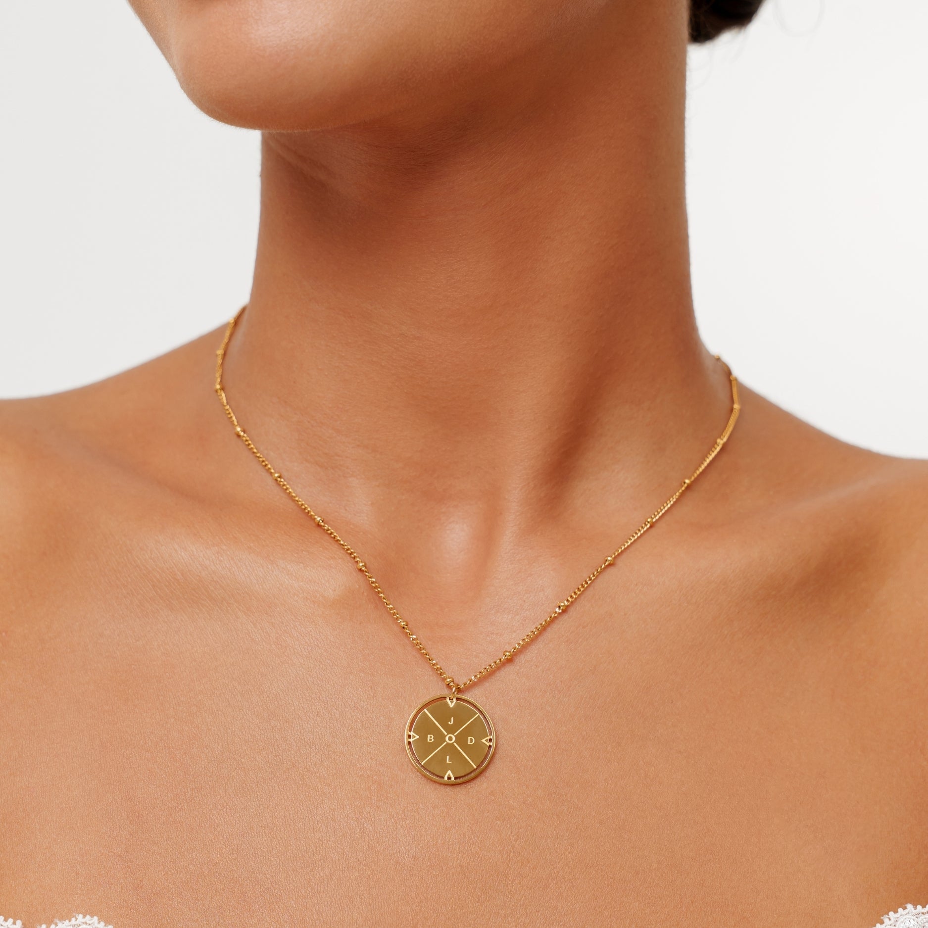 Athena Compass Necklace