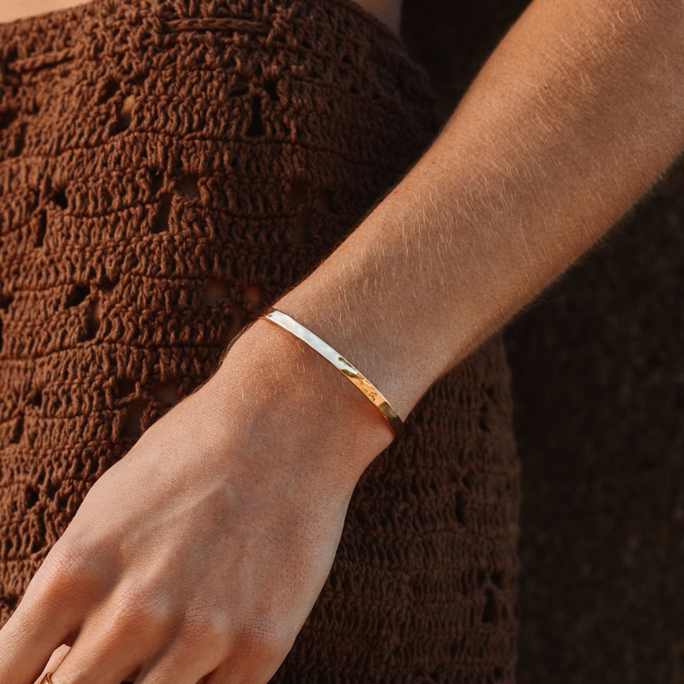 Athena Hammered Cuff