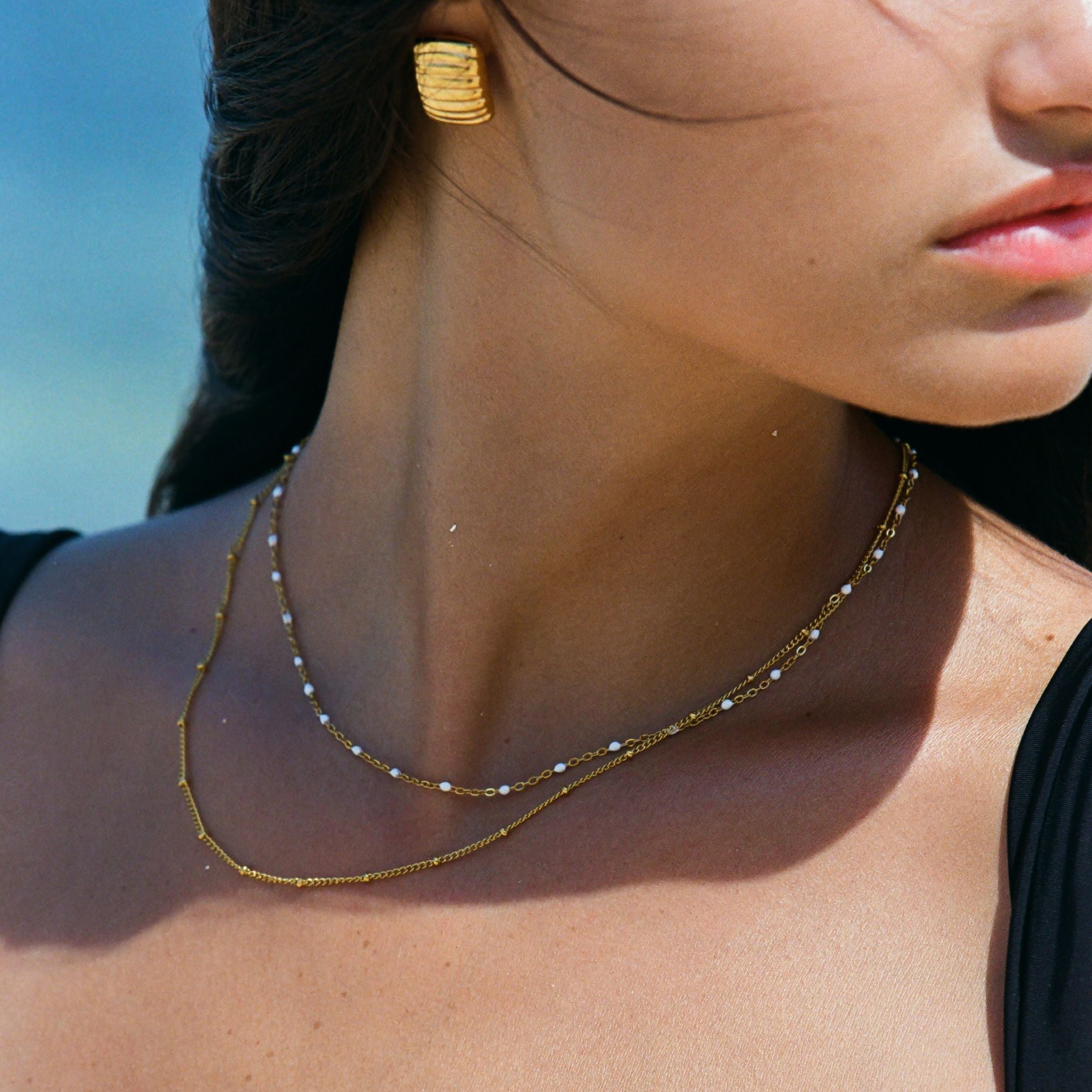 Athena Double Beaded Choker