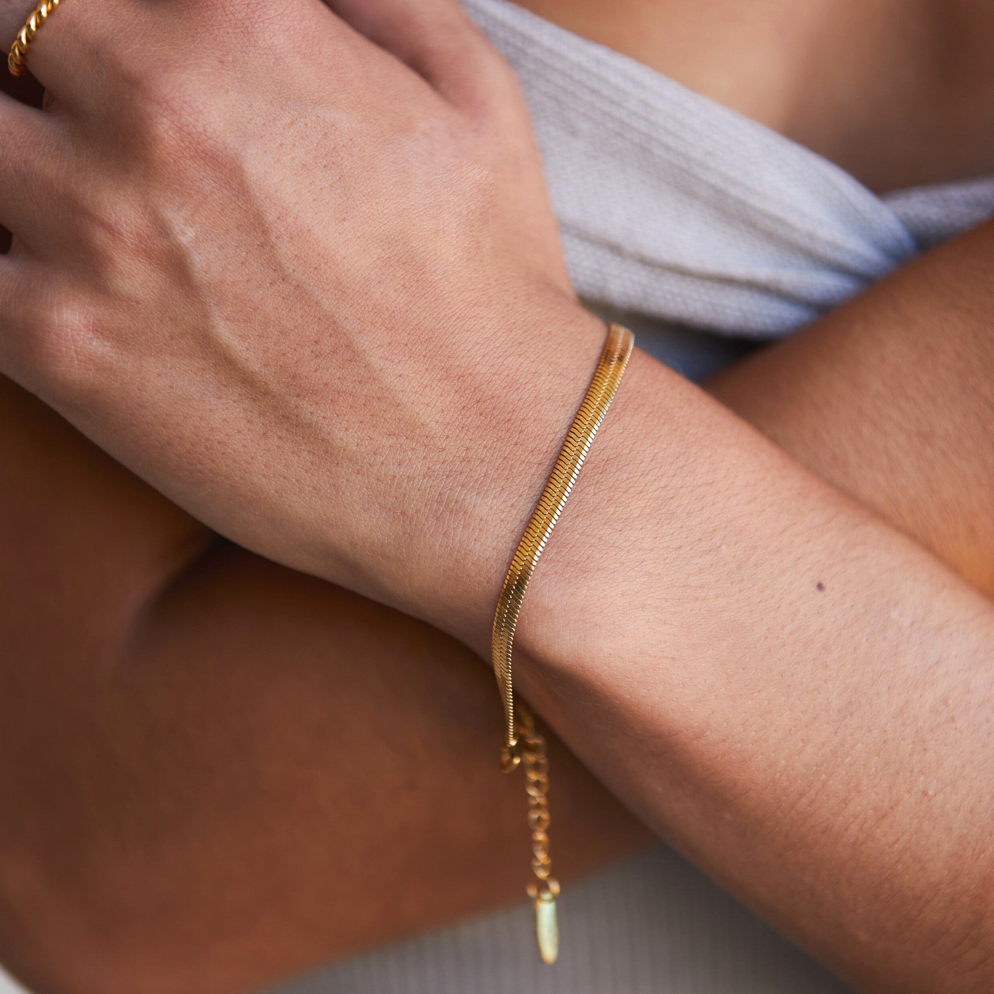Athena "Kauai" Herringbone Bracelet