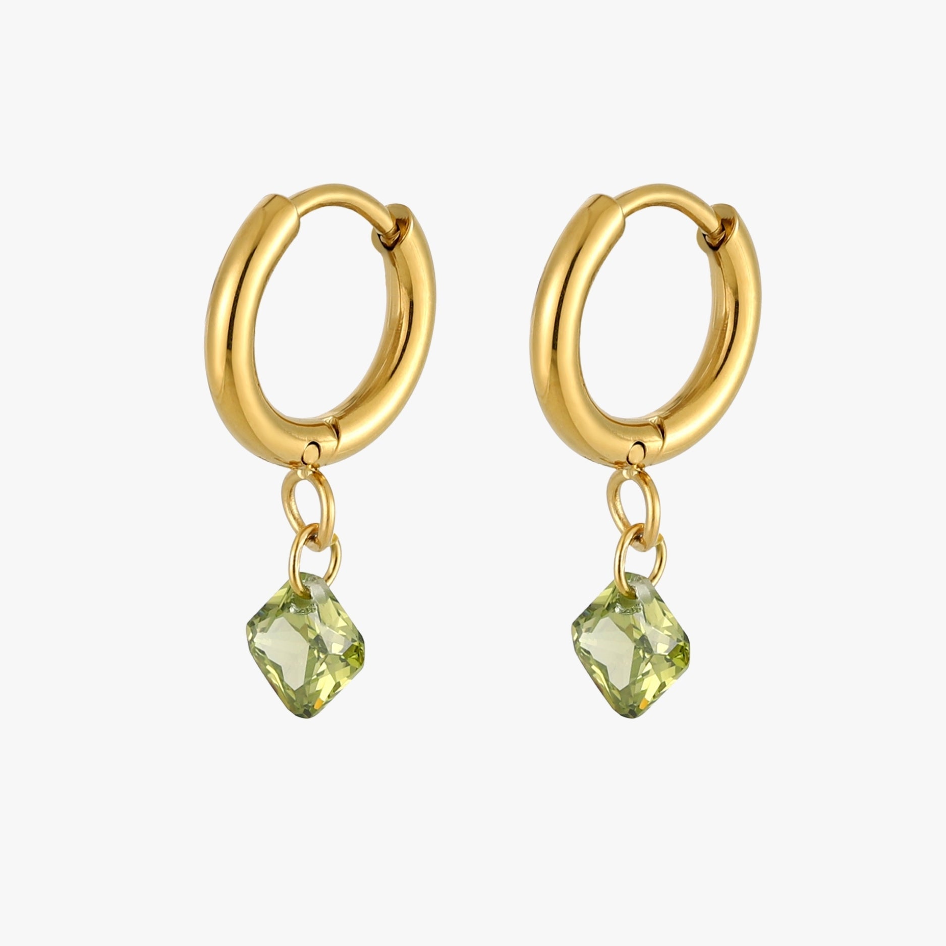 Athena Lime Hoops