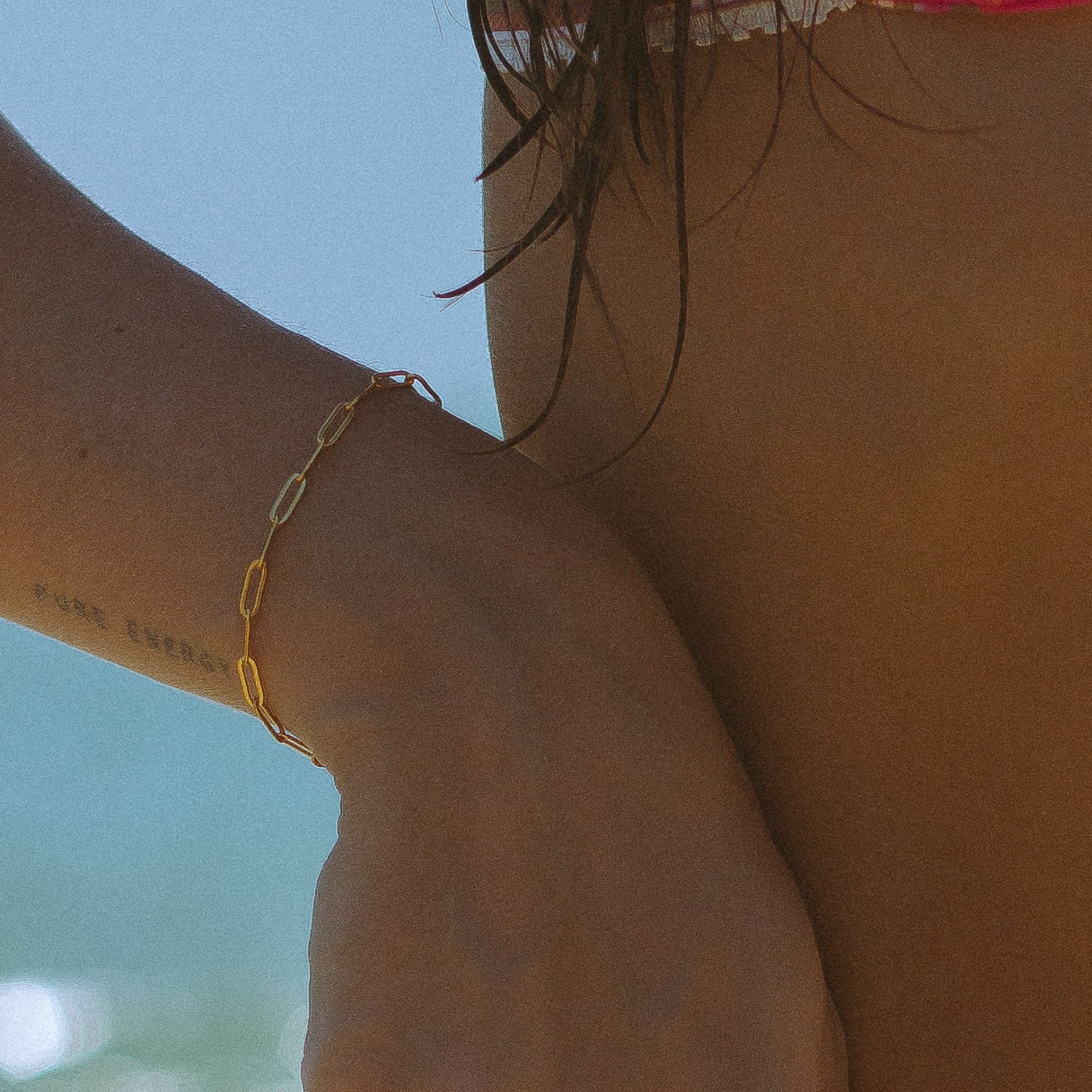 Athena "Cozumel" Paperclip Bracelet