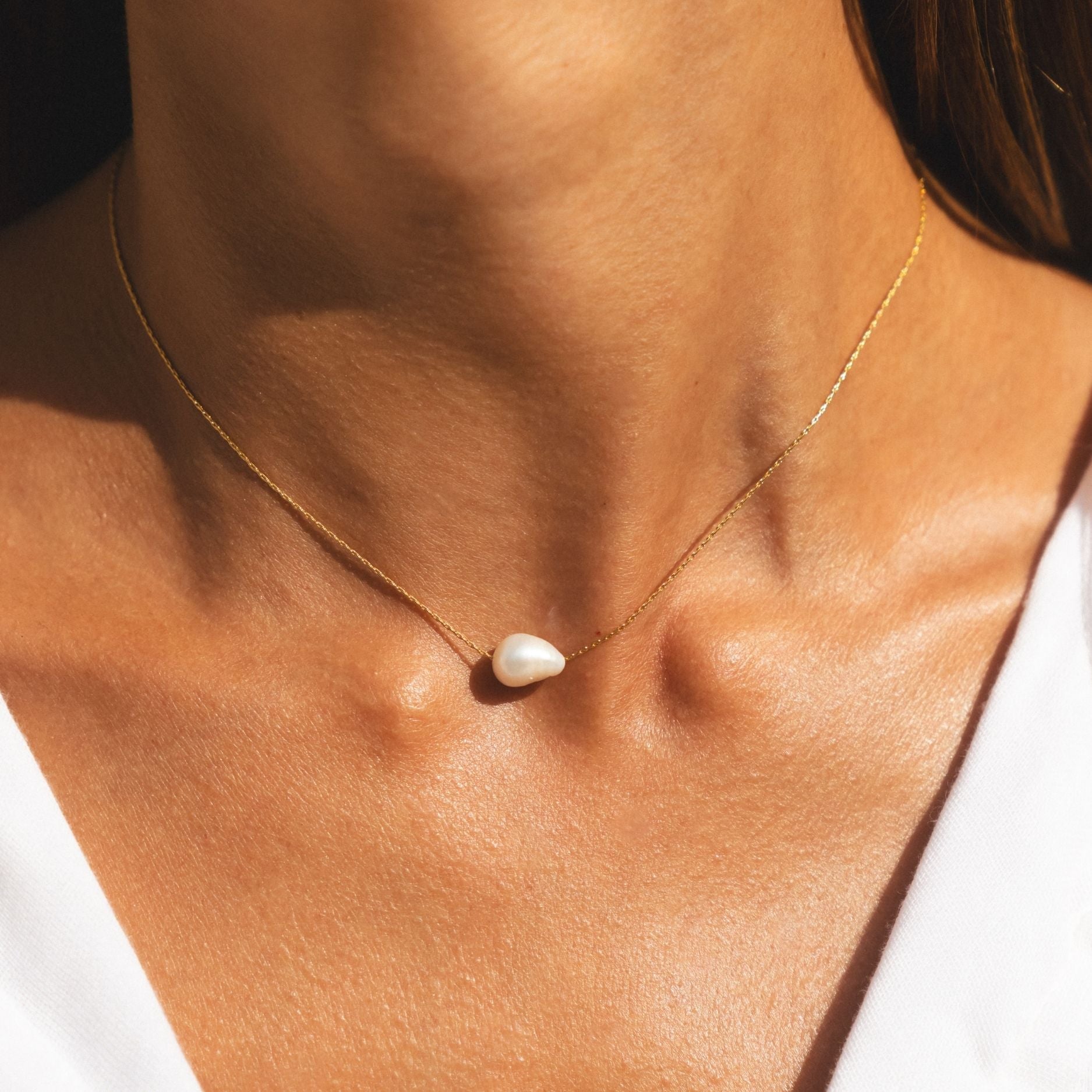 Athena Baroque Pearl Choker