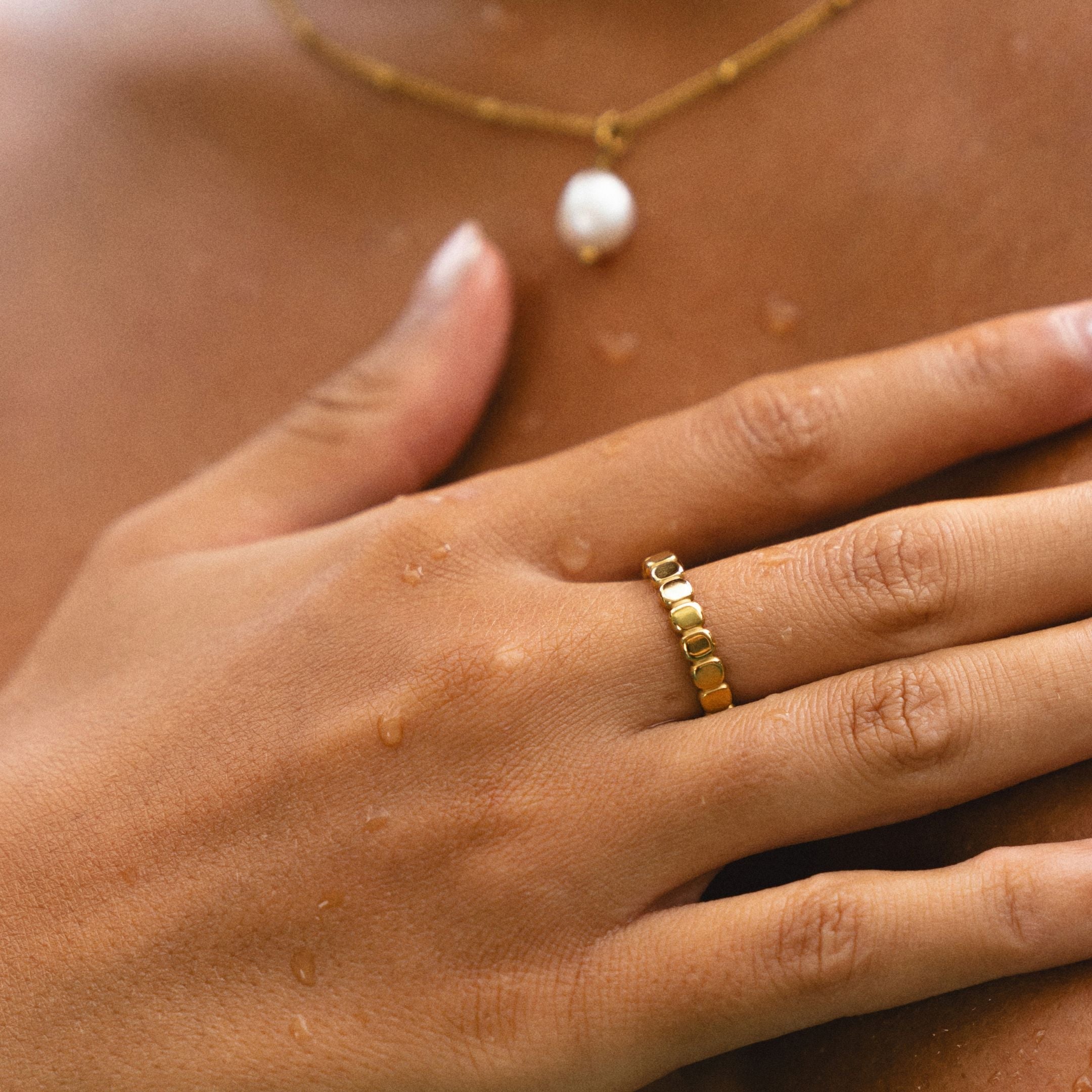 Athena Beaded Ring