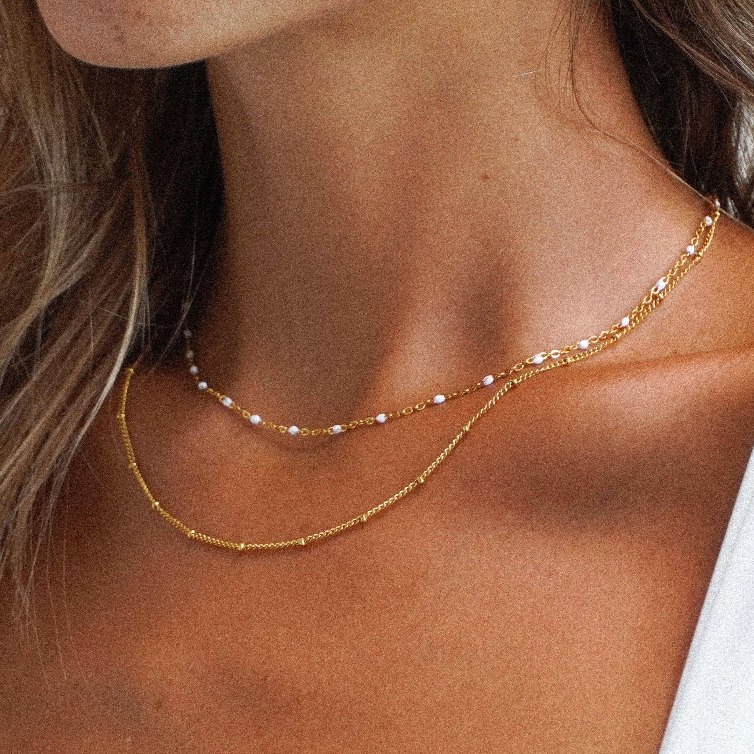 Athena Double Beaded Choker