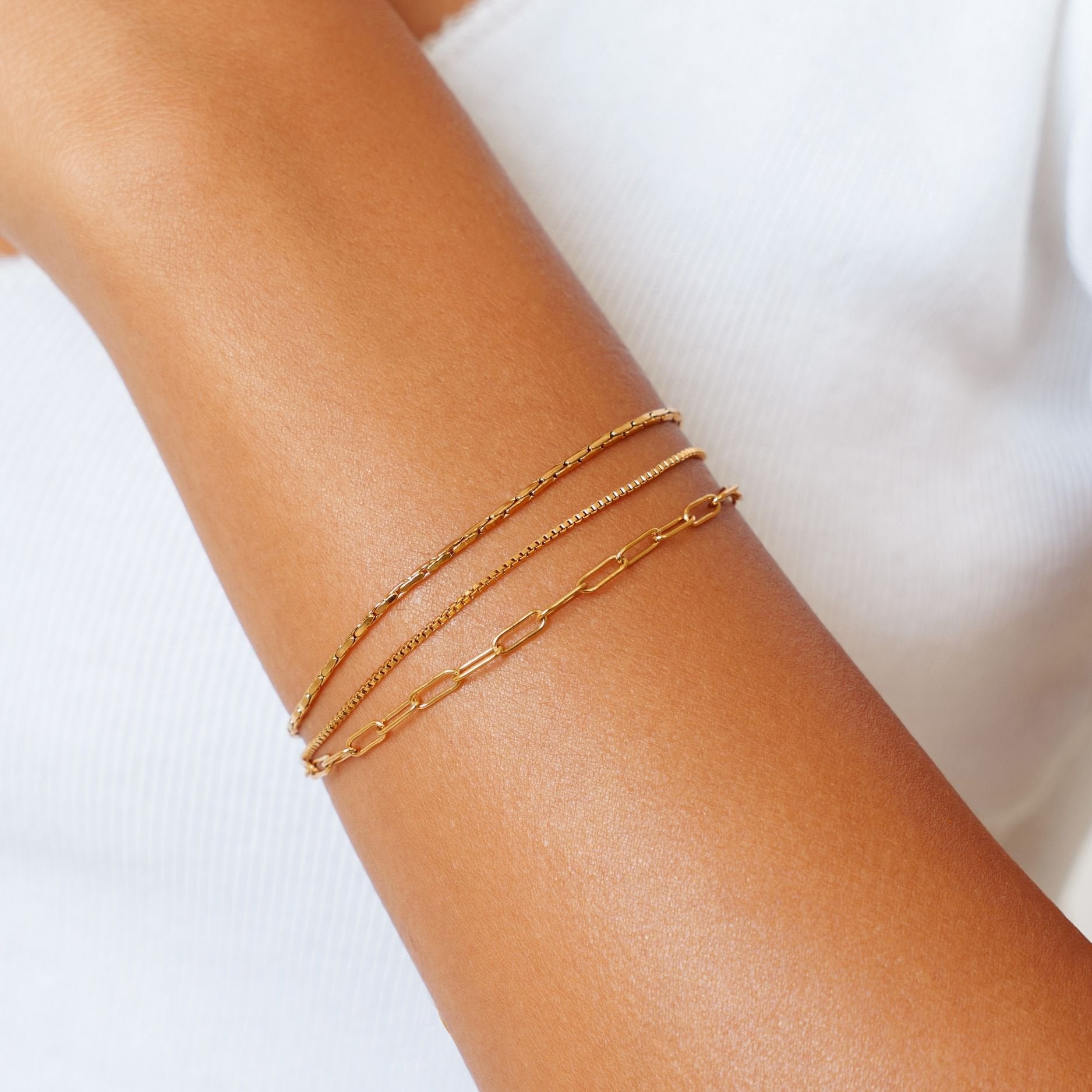 Athena Golden Layered Bracelet
