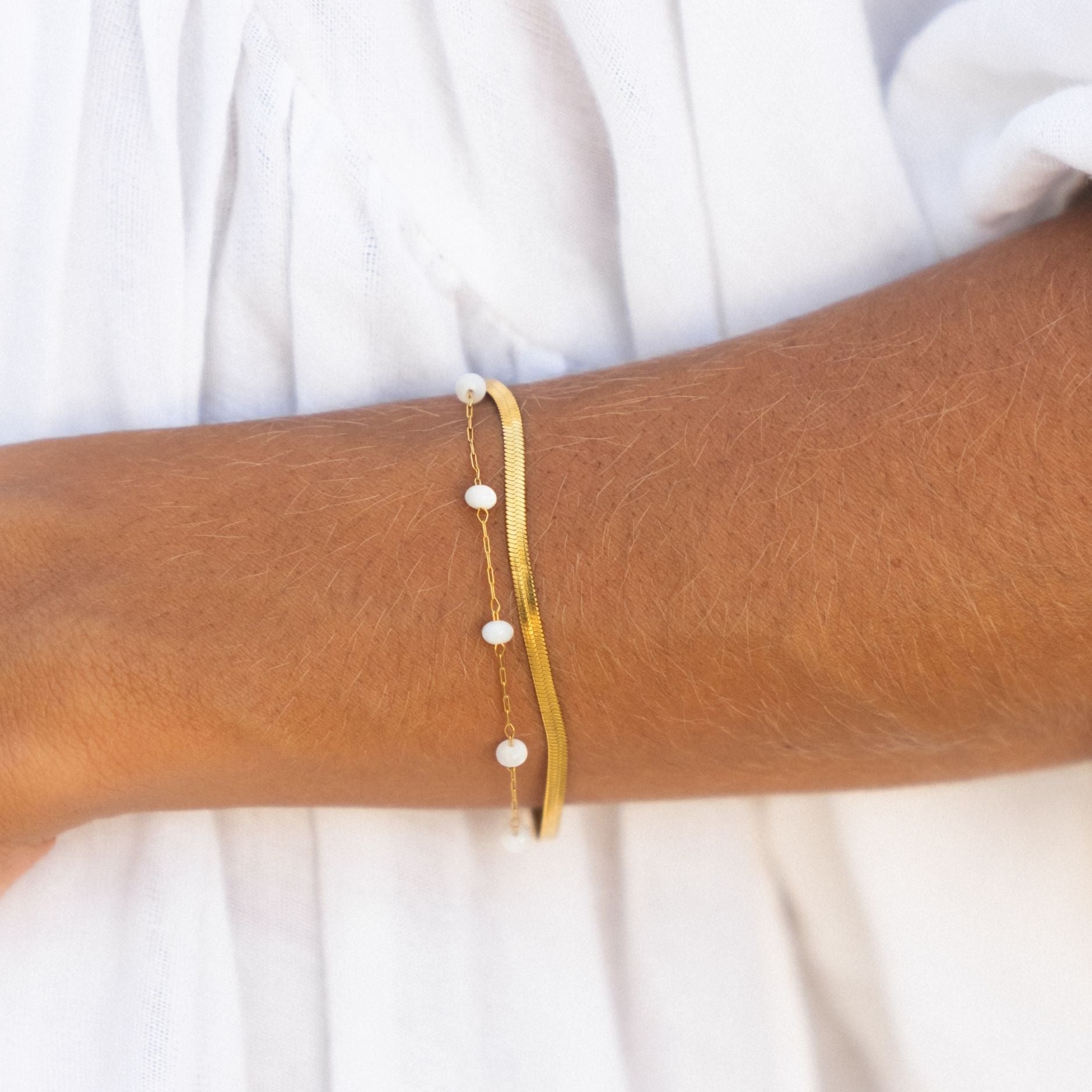 Athena "Santorini" Layered Bracelet