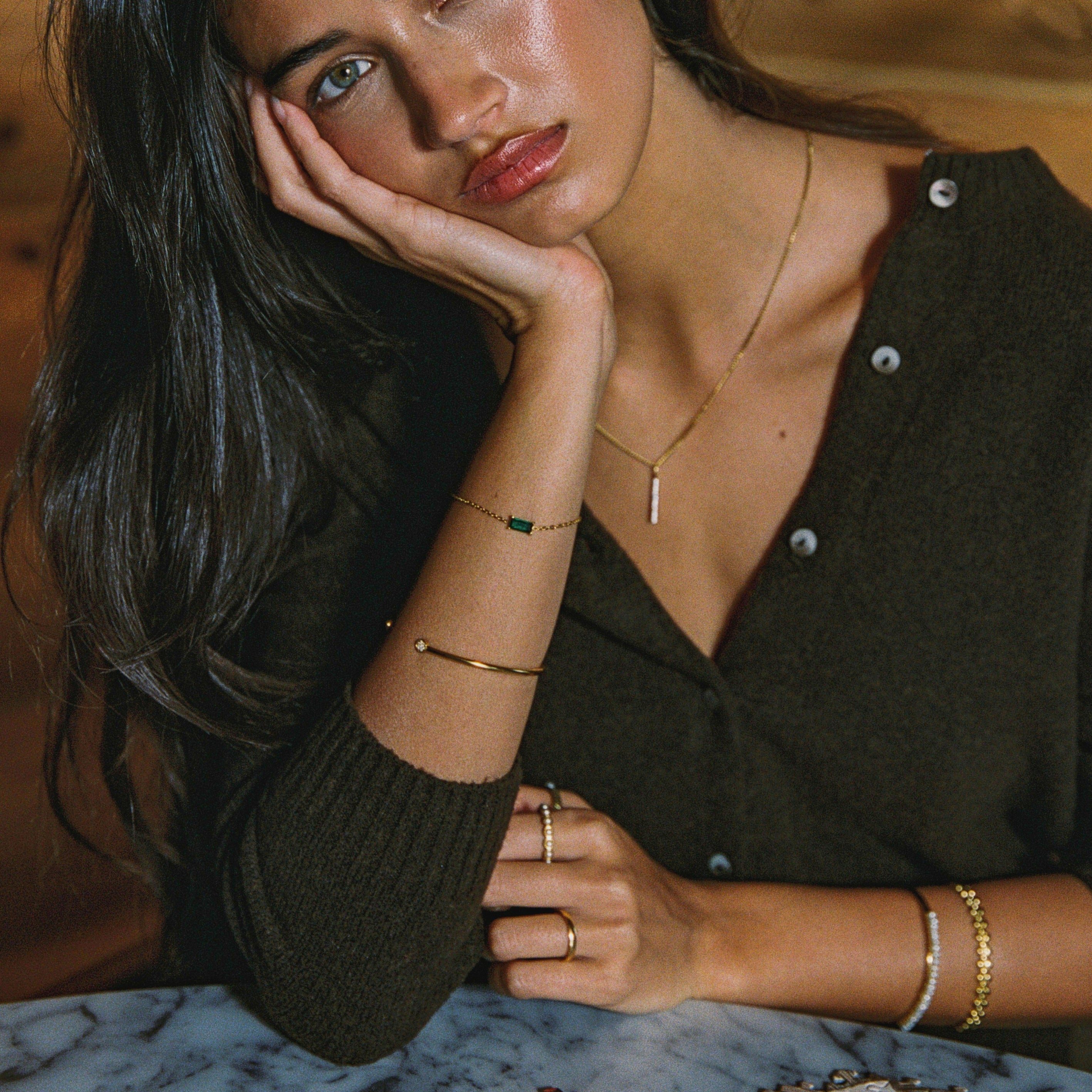 Athena Emerald Bracelet