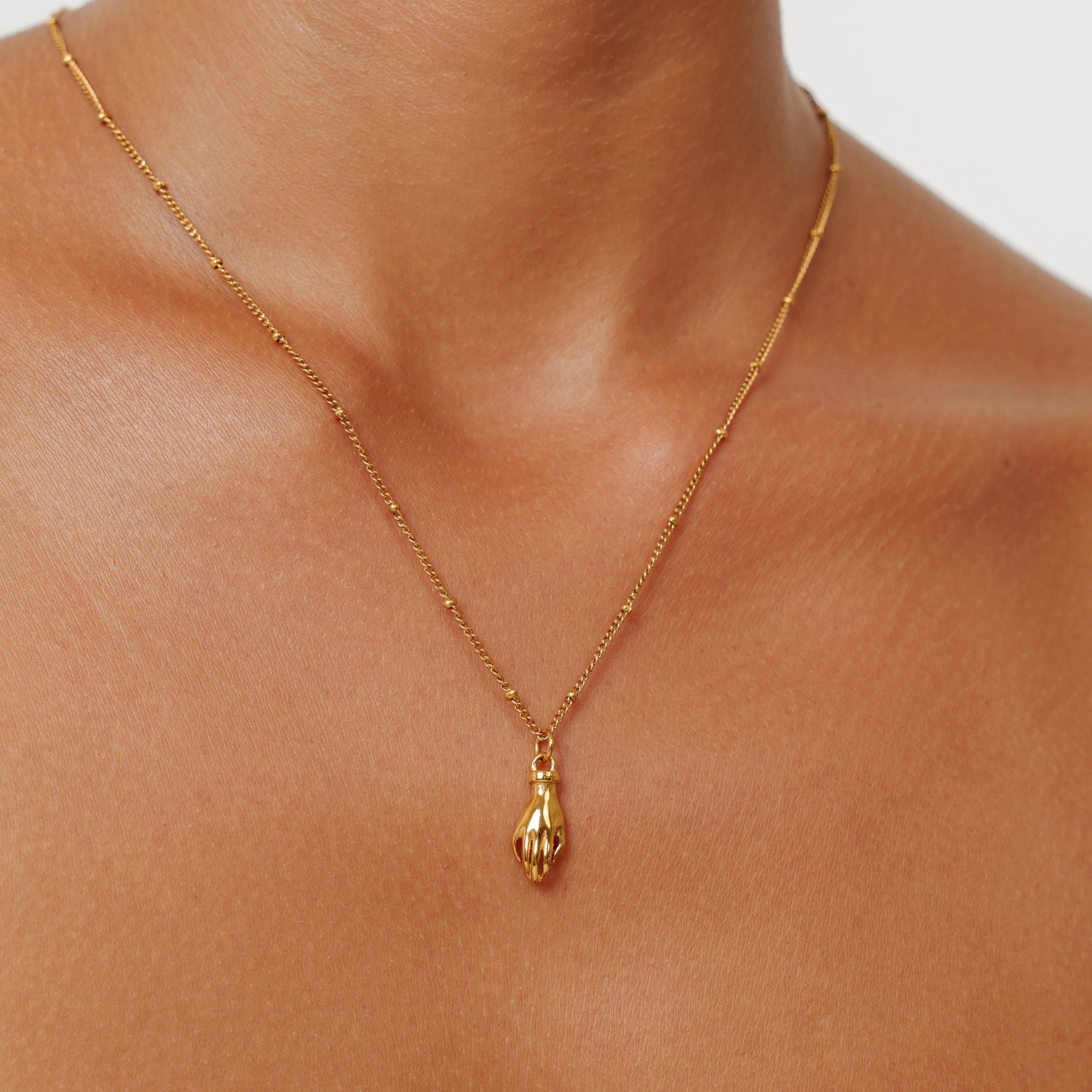Athena Guardian Hand Necklace