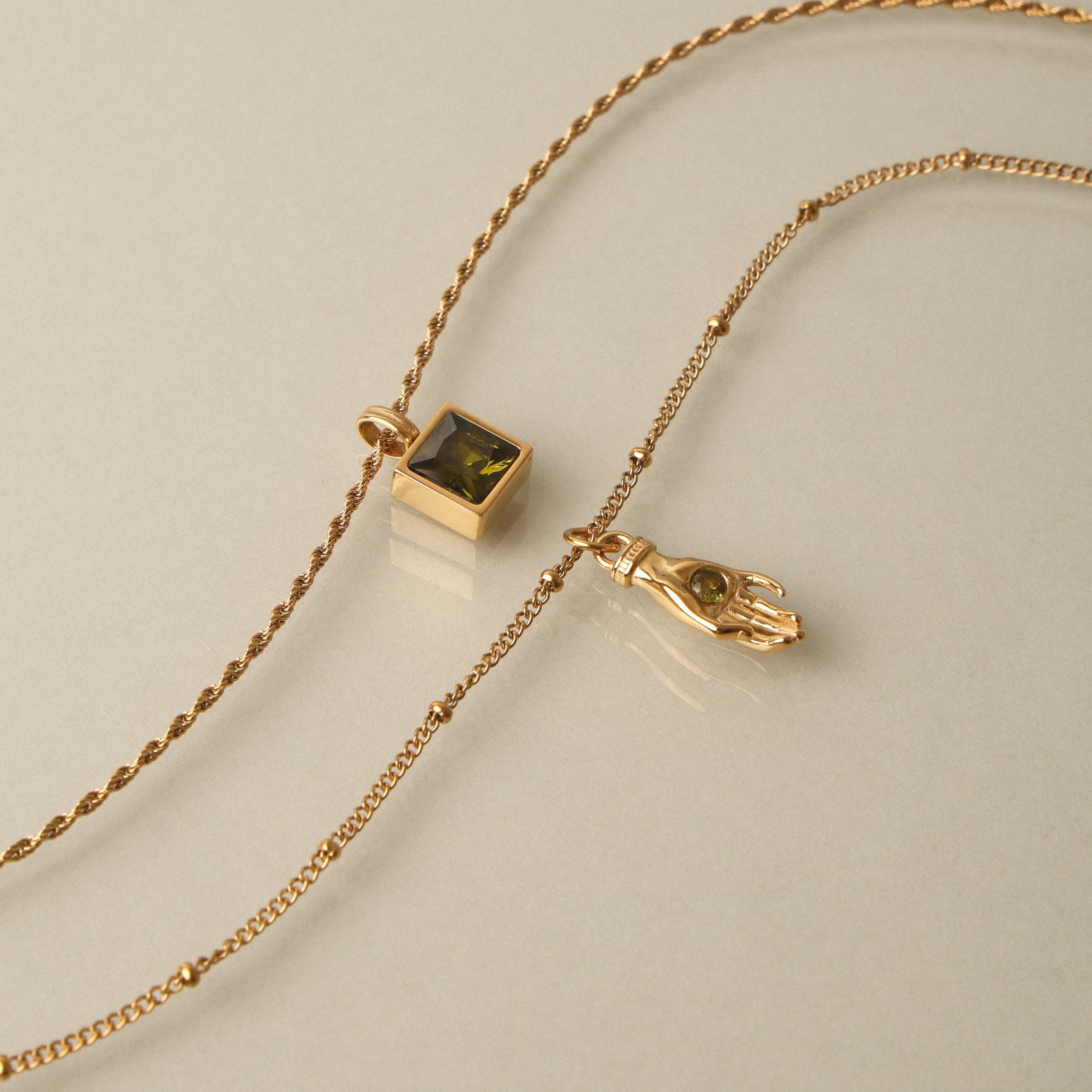 Athena Guardian Hand Necklace