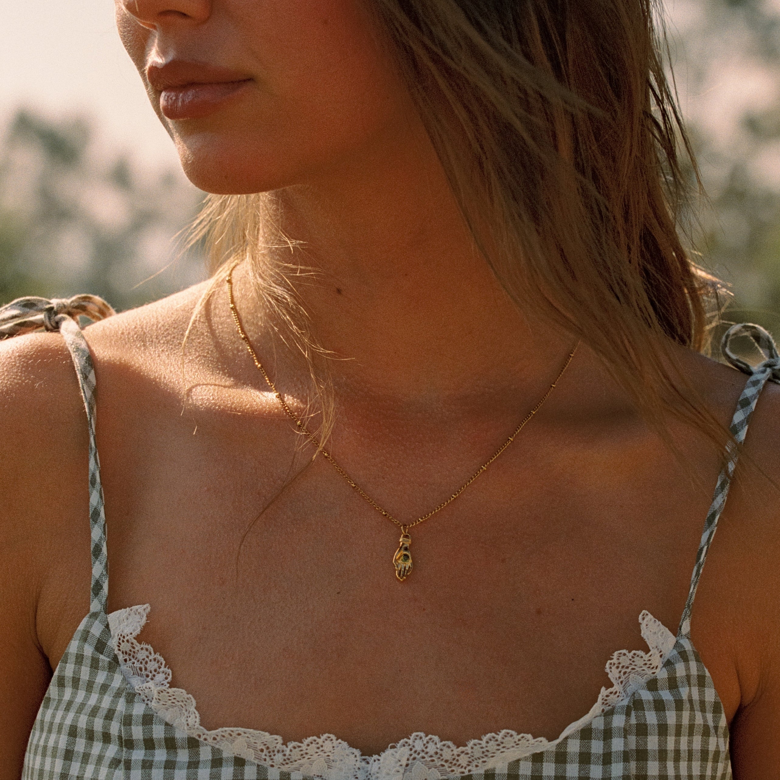 Athena Guardian Hand Necklace